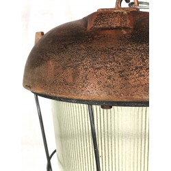 LG285 Vintage European Copper Acorn Light
