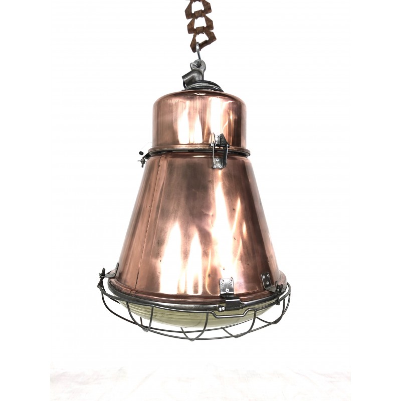 LG222 Reclaimed Vintage European Copper light