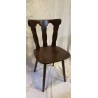 CHR511 French Wood Chair, Dark