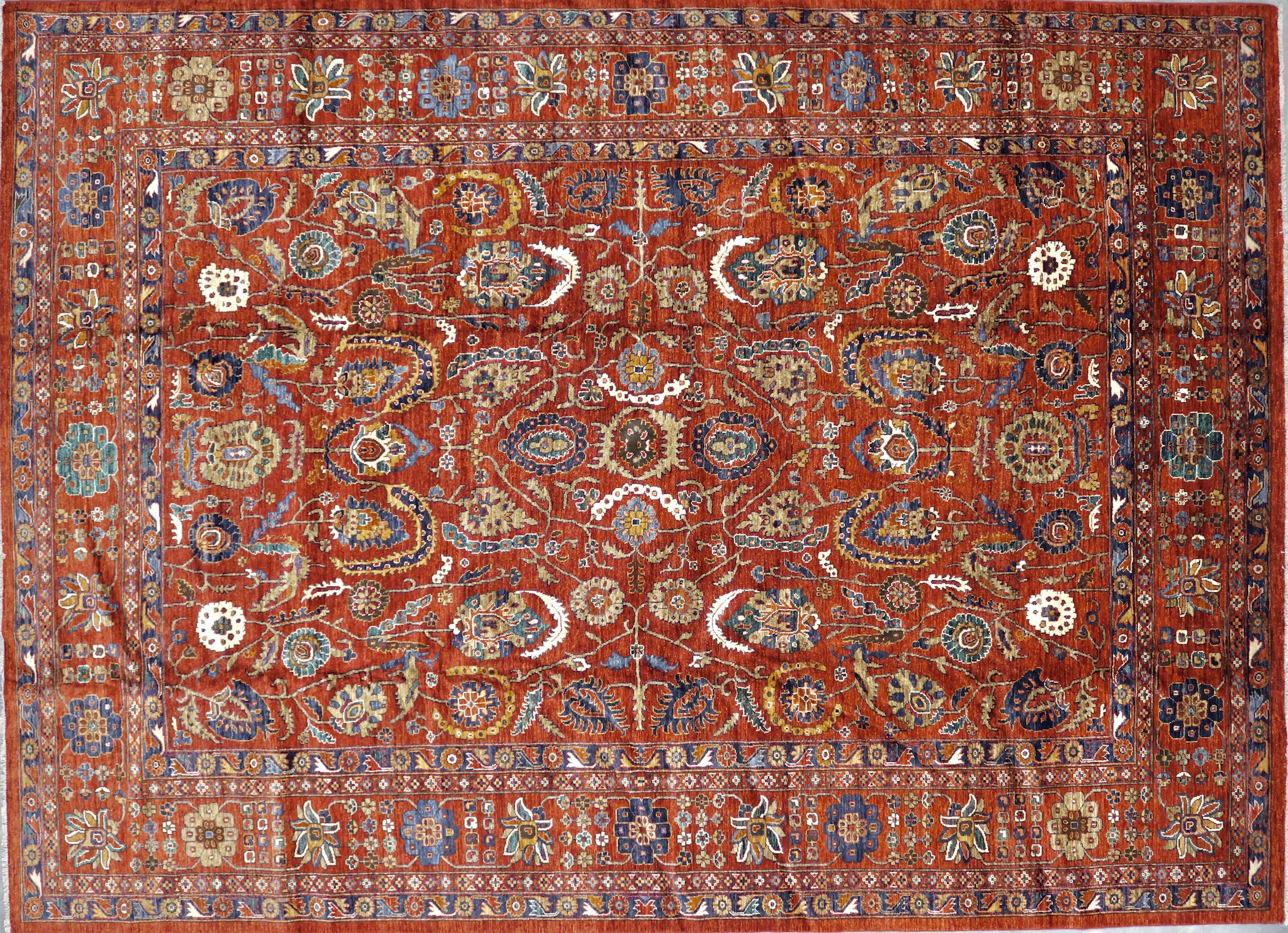 CR7882 NEW PAKISTANI HERIZ RUG 9'11