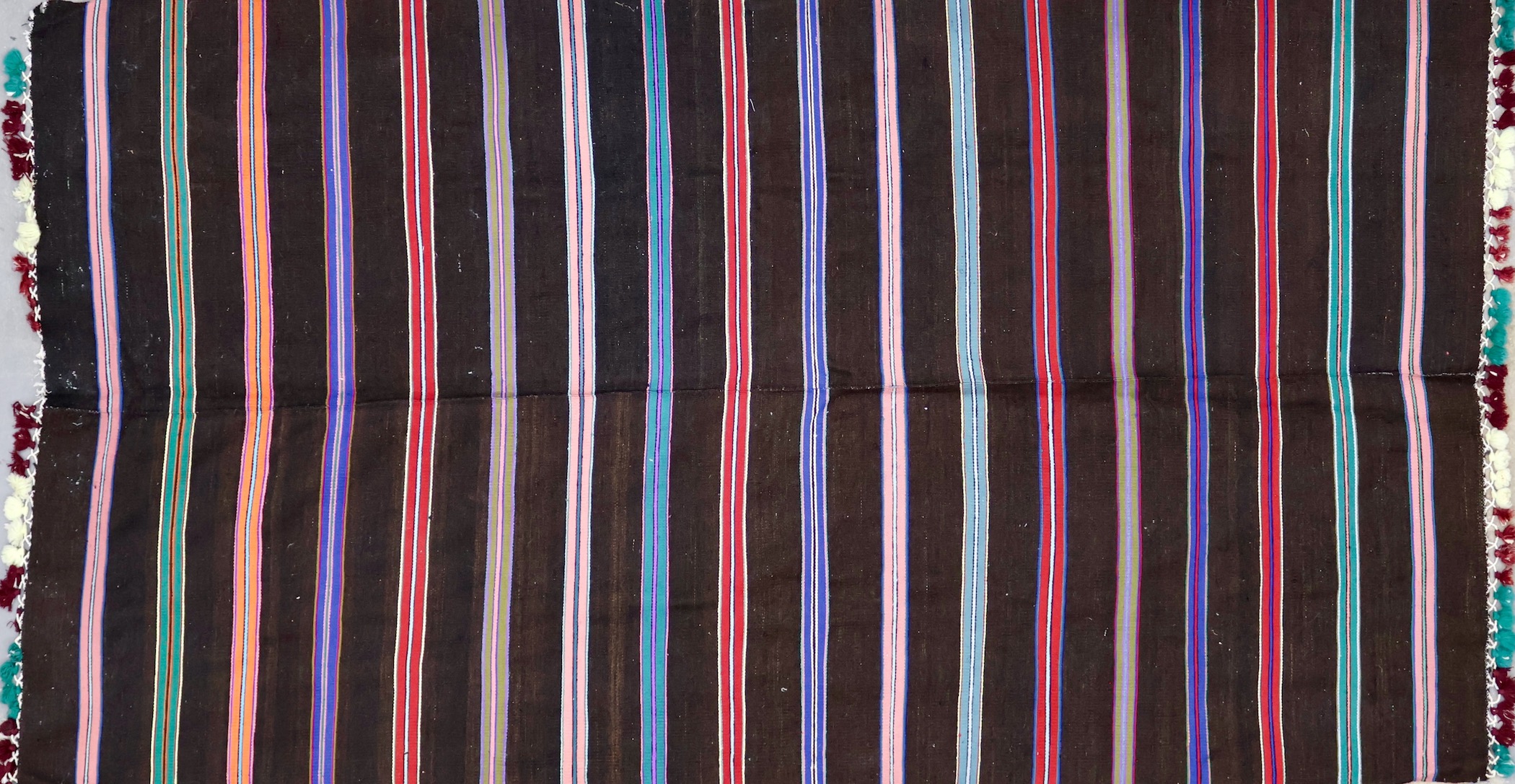 KL3448 VINTAGE TURKISH KILIM RUG 4'2