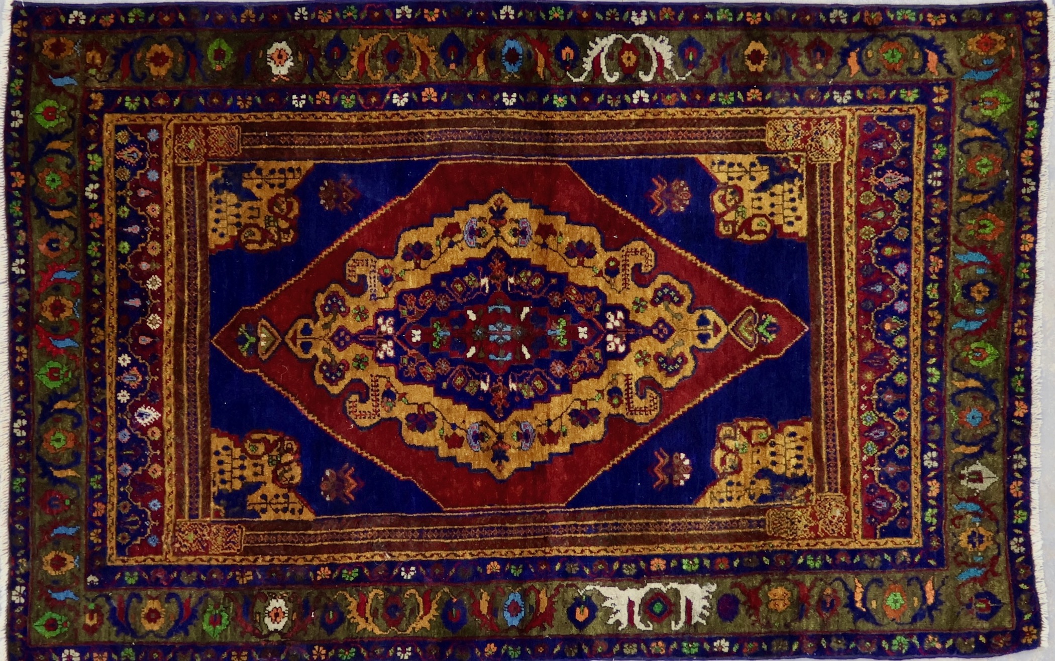 CR8579 ANTIQUE TURKISH TASPINAR RUG 3'7