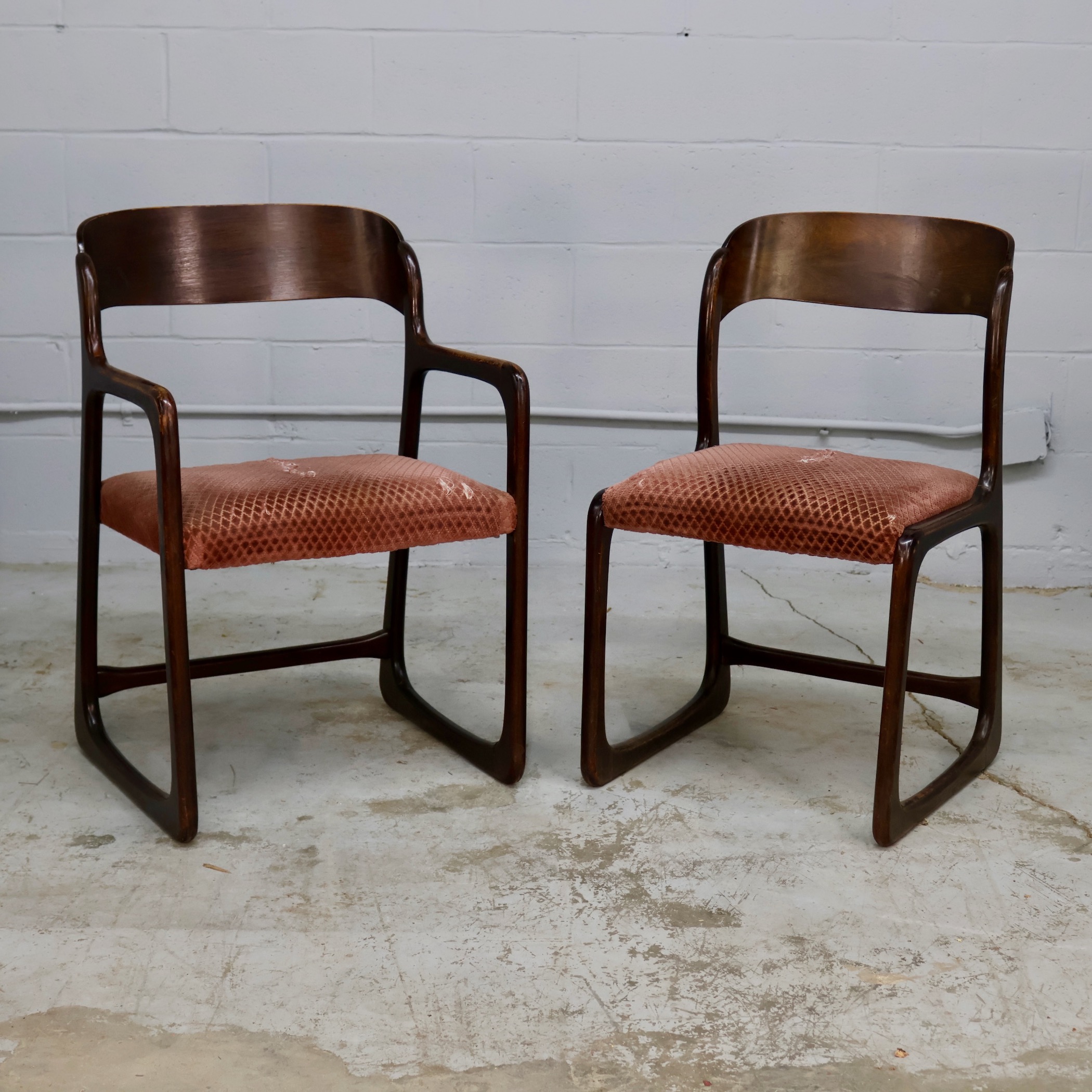 CHR170 BAUMANN DESIGN CHAIRS IN RED