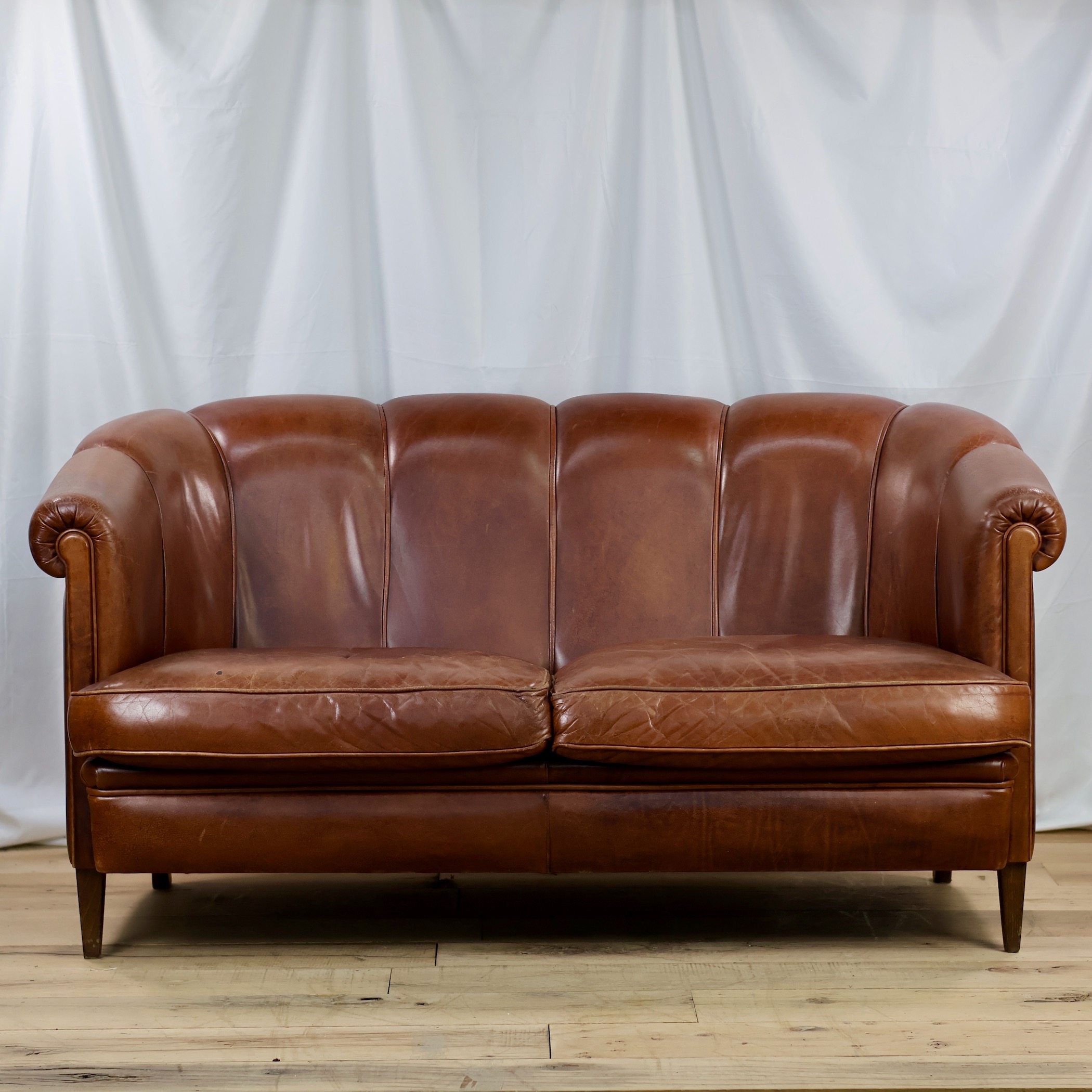 SOF130 DUTCH SHEEPSKIN LOVESEAT