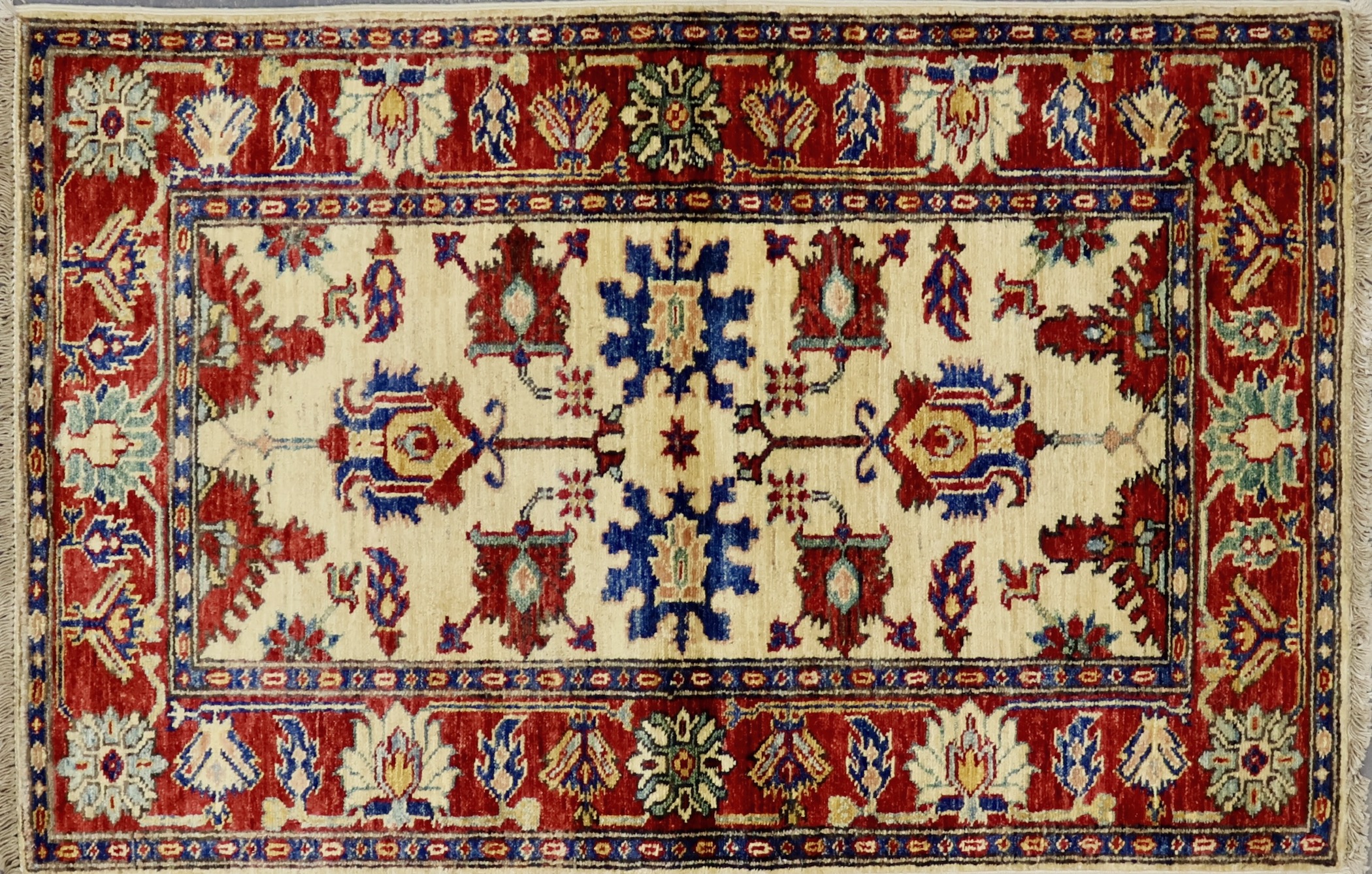SH10 NEW PAKISTANI KAZAK RUG 2'7
