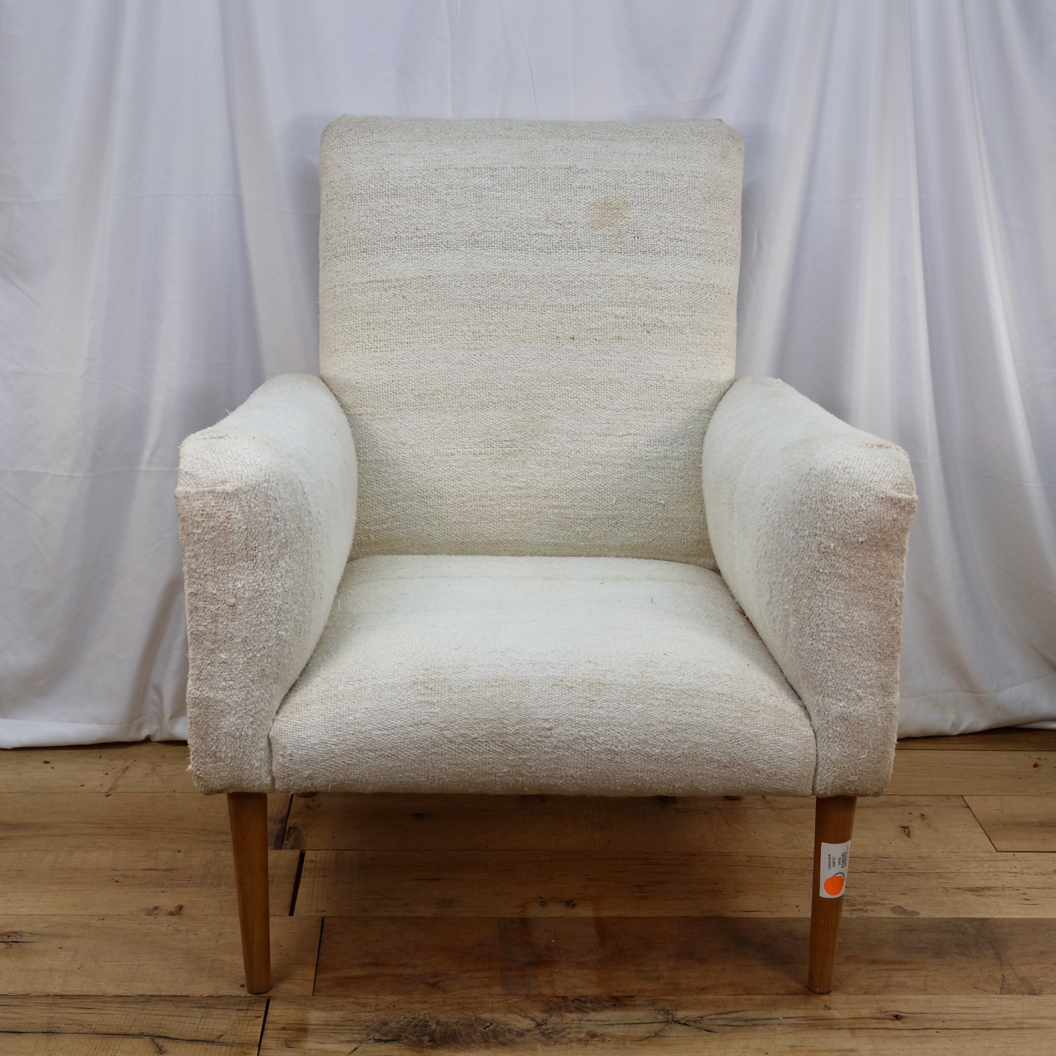 CHR753 TURKISH CREAM KILIM ARMCHAIR