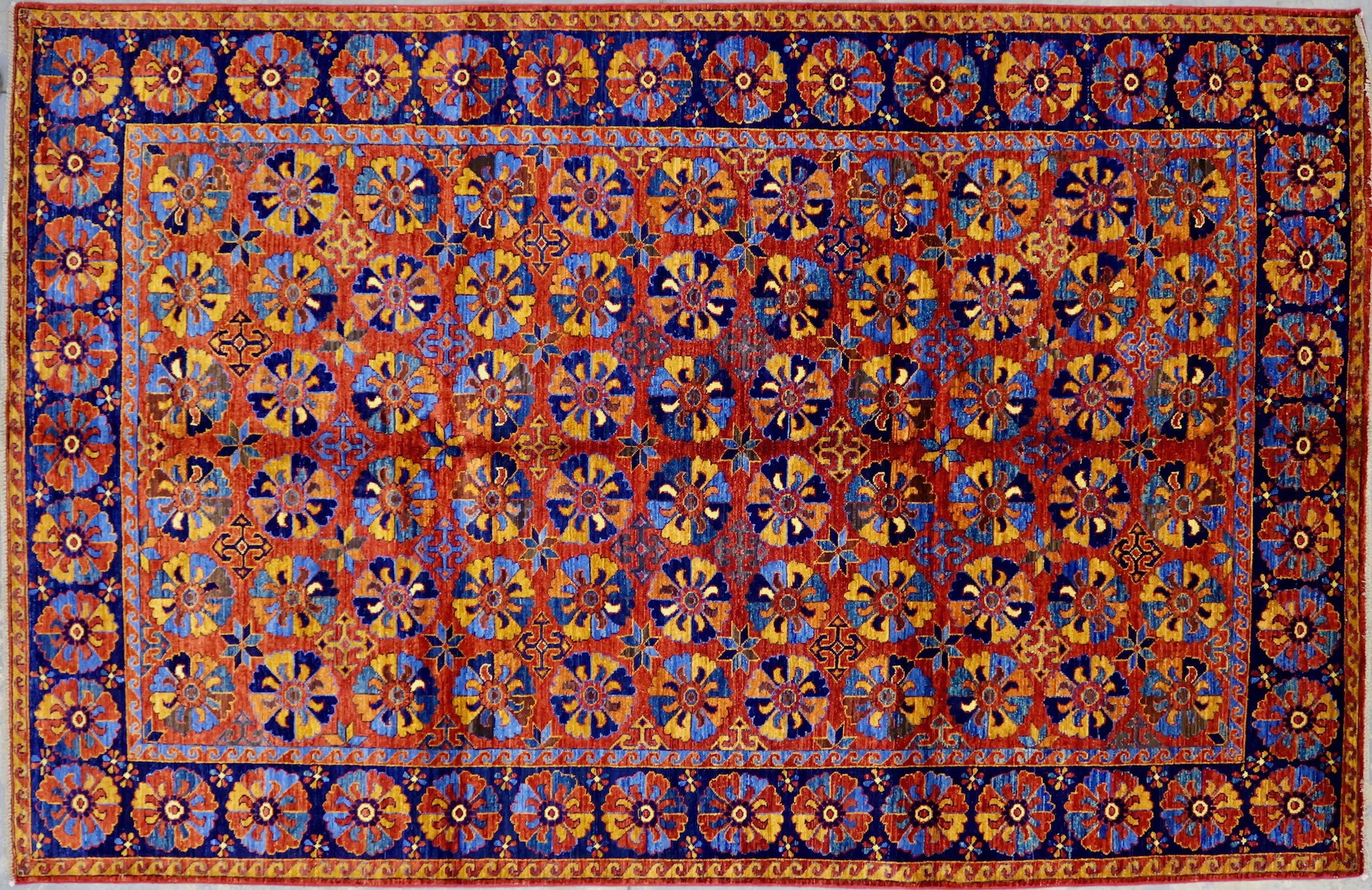 CR7107 NEW PAKISTANI PERSIAN-STYLE RUG 6'9