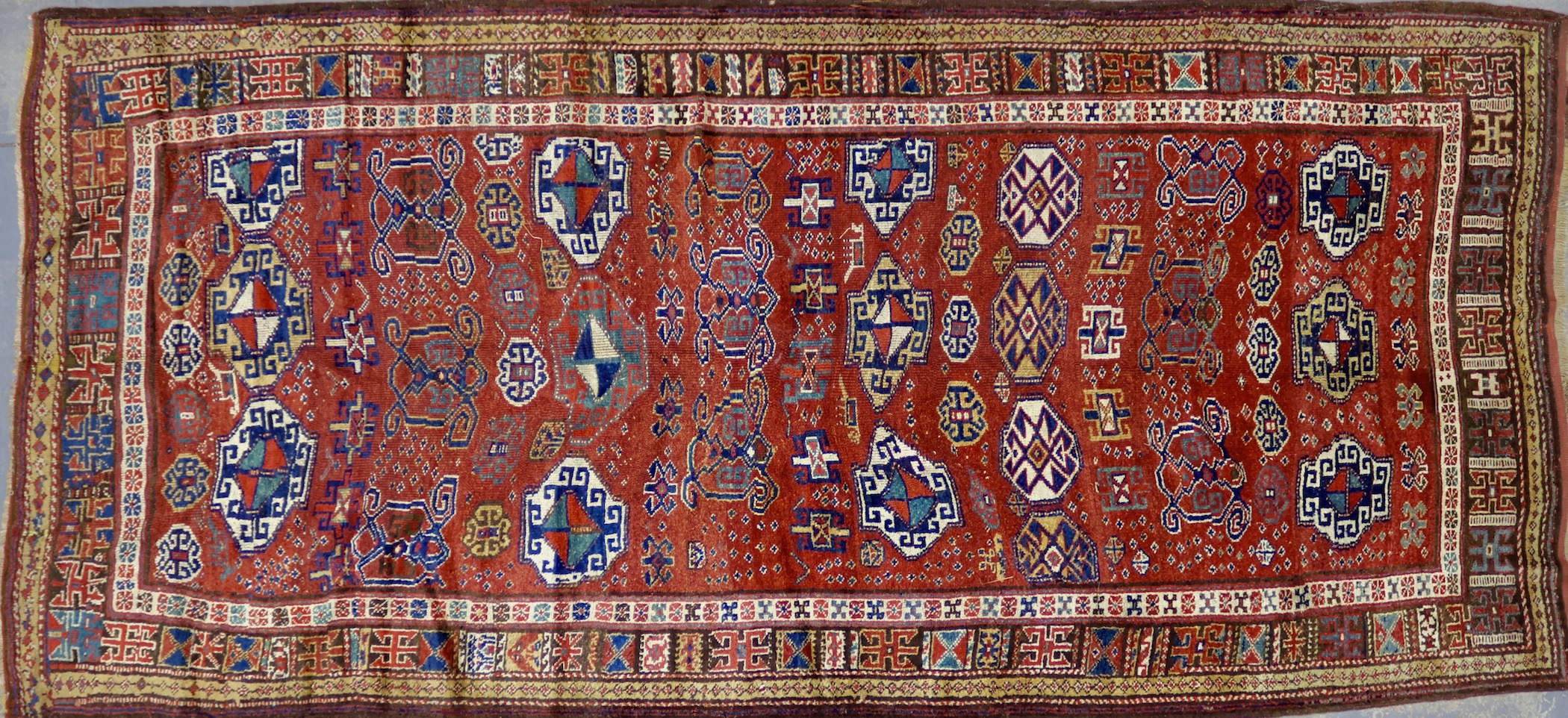 CR8336 VINTAGE KURDISH RUNNER 5'4