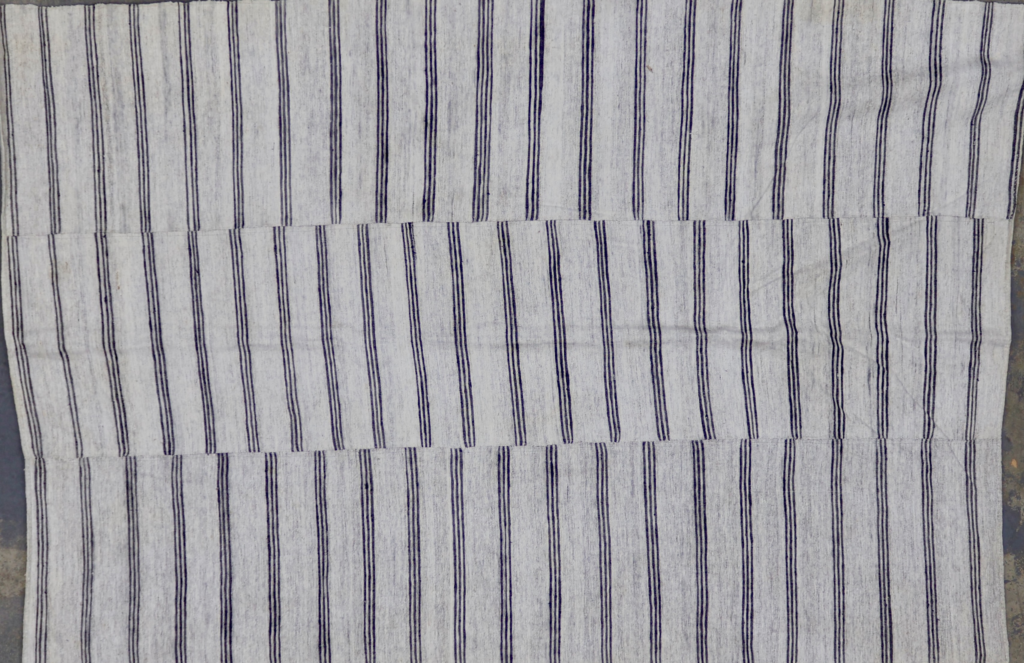 KL8542 VINTAGE 1980s TURKISH KILIM RUG 6'3