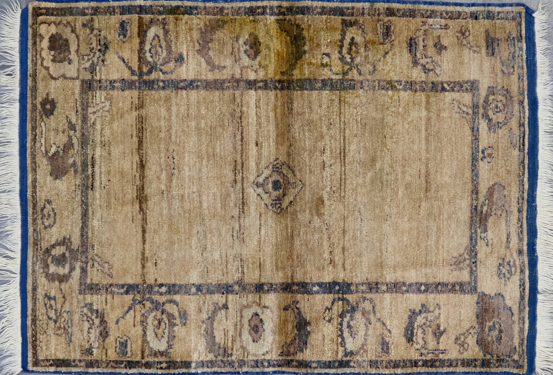 CR7099 VINTAGE TURKISH OUSHAK RUG 3'11