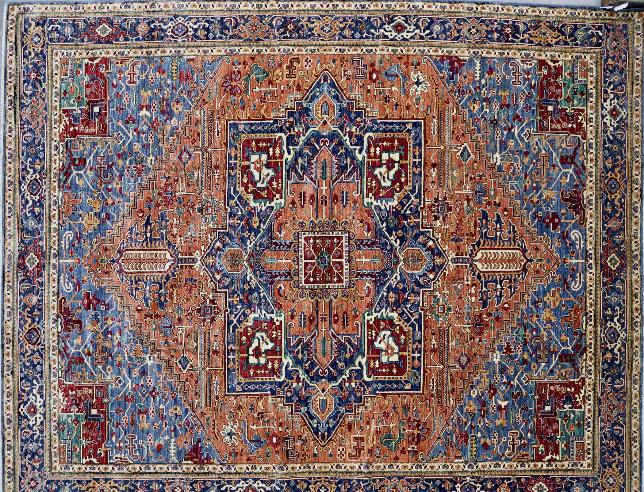 CR8403 NEW PAKISTANI HERIZ RUG 12' X 14'9