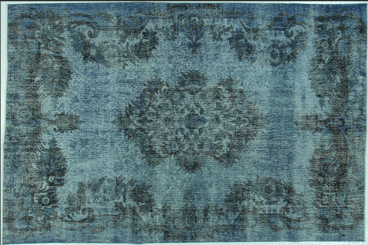 OD7039 BLUE OVERDYE RUG 6.10x10.3