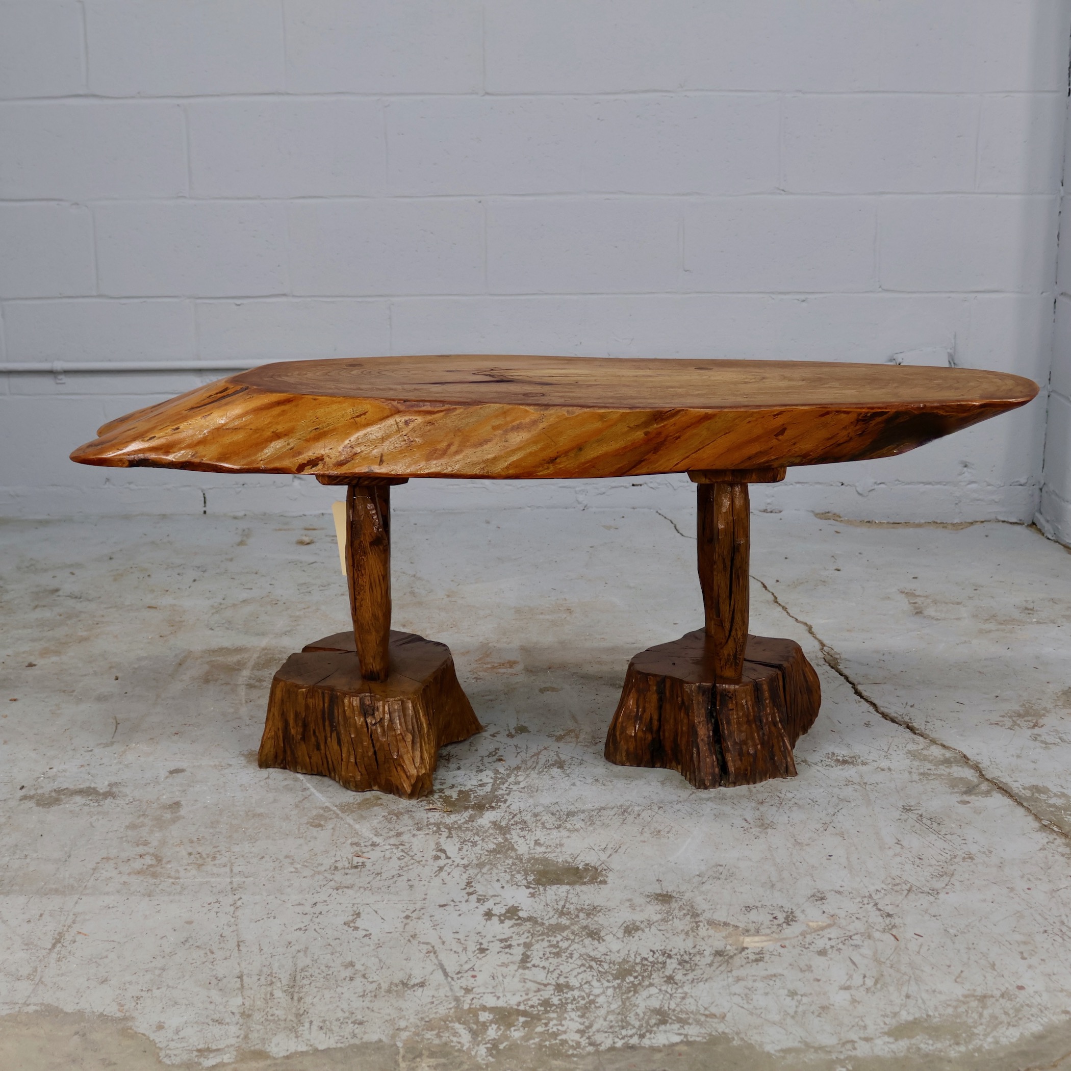 TB671 WOOD SLAB COFFEE TABLE