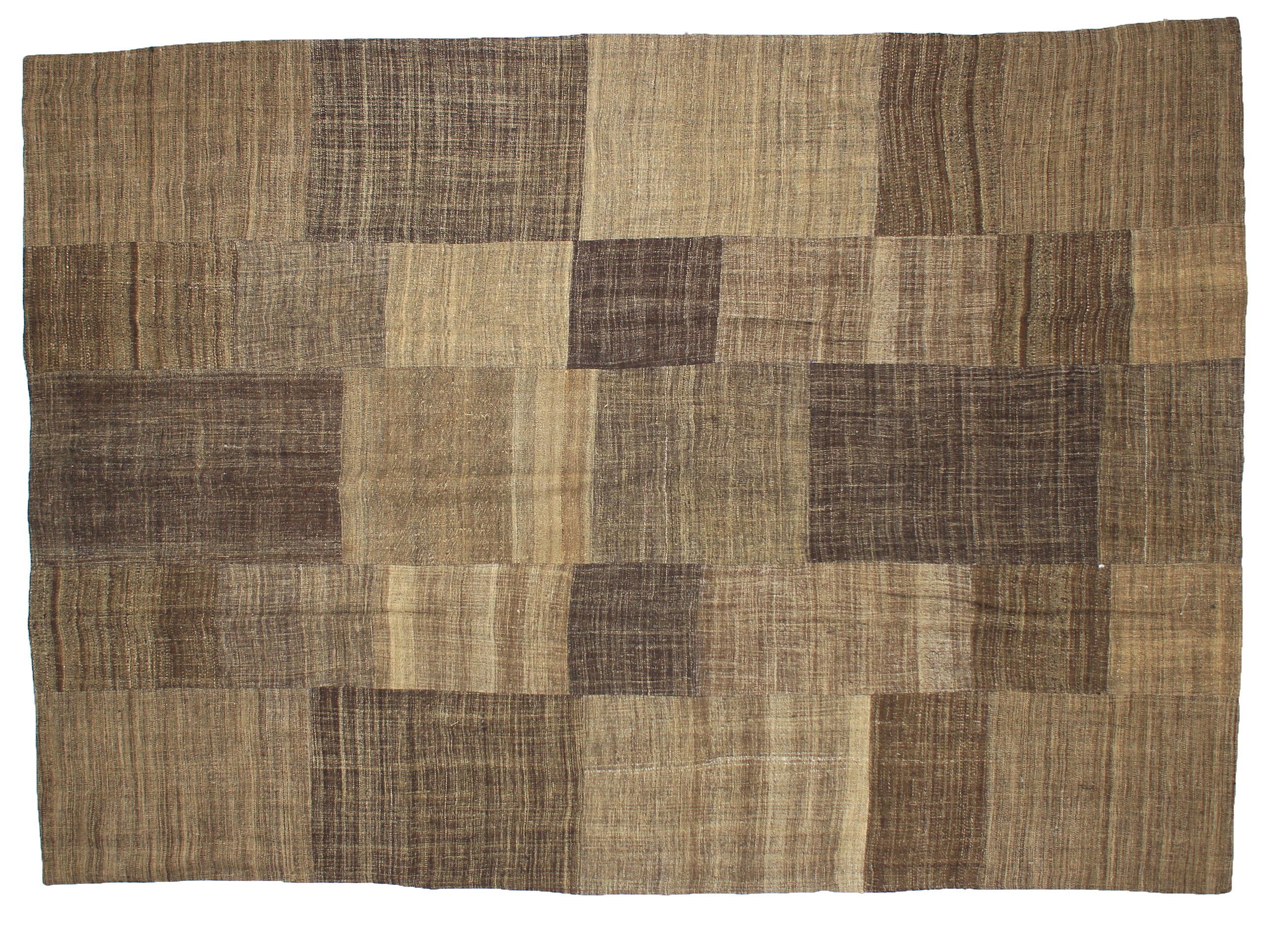 PW653  VINTAGE PATCHWORK RUG  8.3 X 11.7