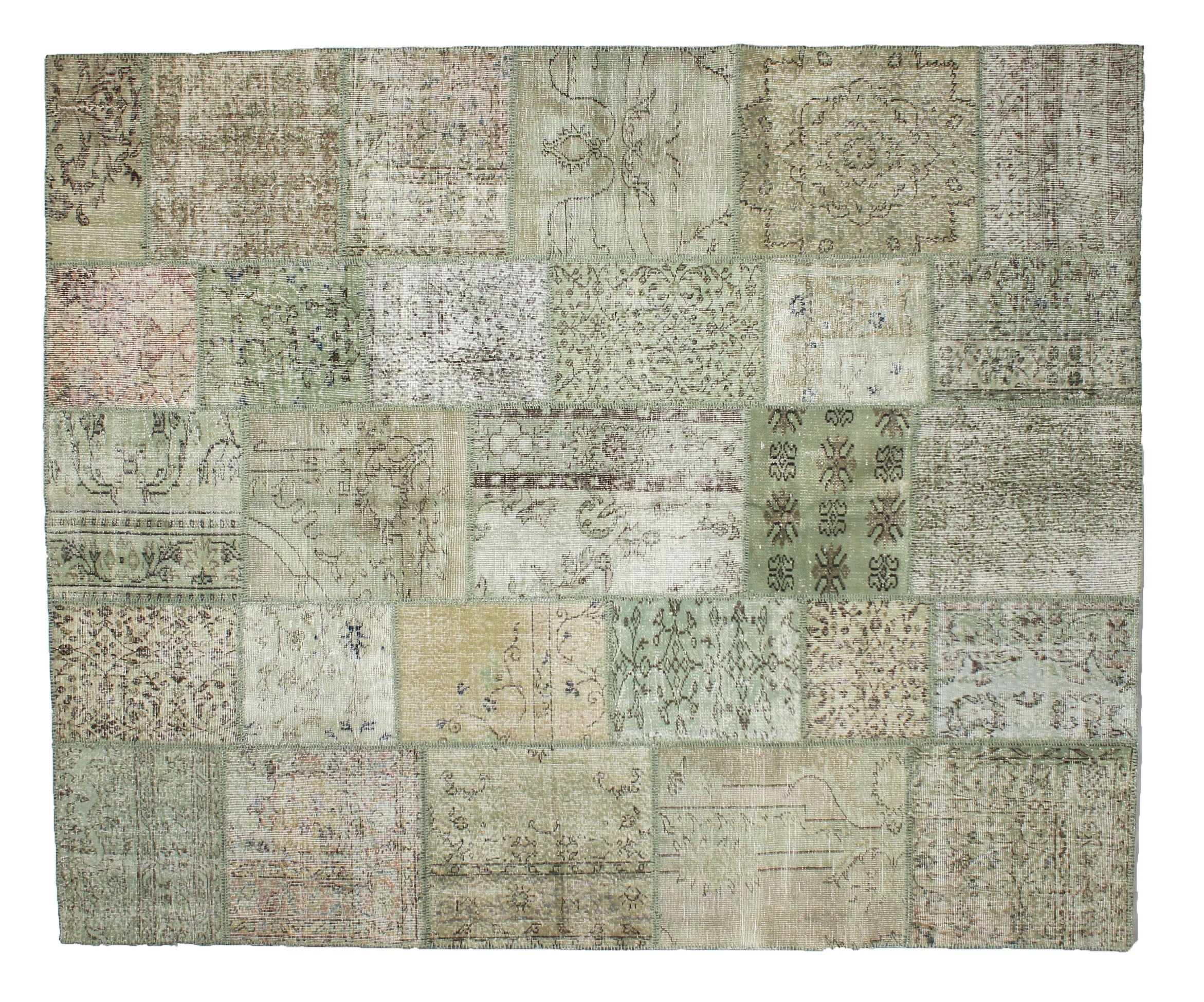 PW4509 VINTAGE PATCHWORK RUG  8.5 X 9.10