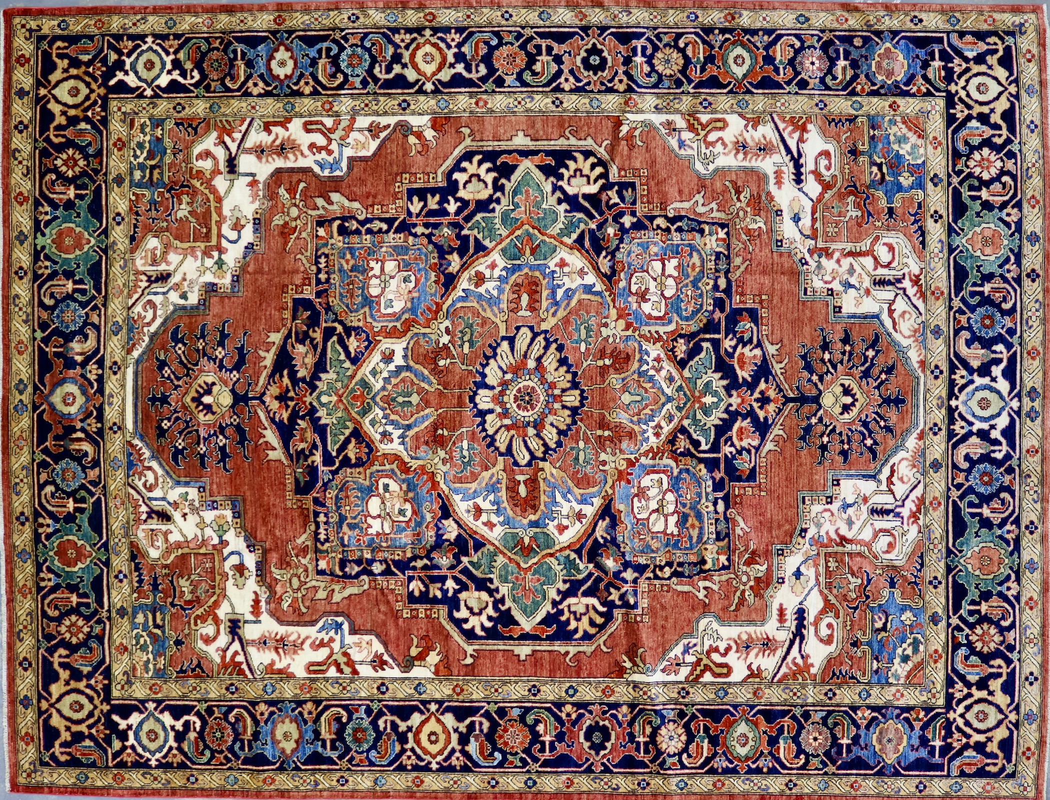 CR8551 NEW PAKISTANI HERIZ RUG 8'11