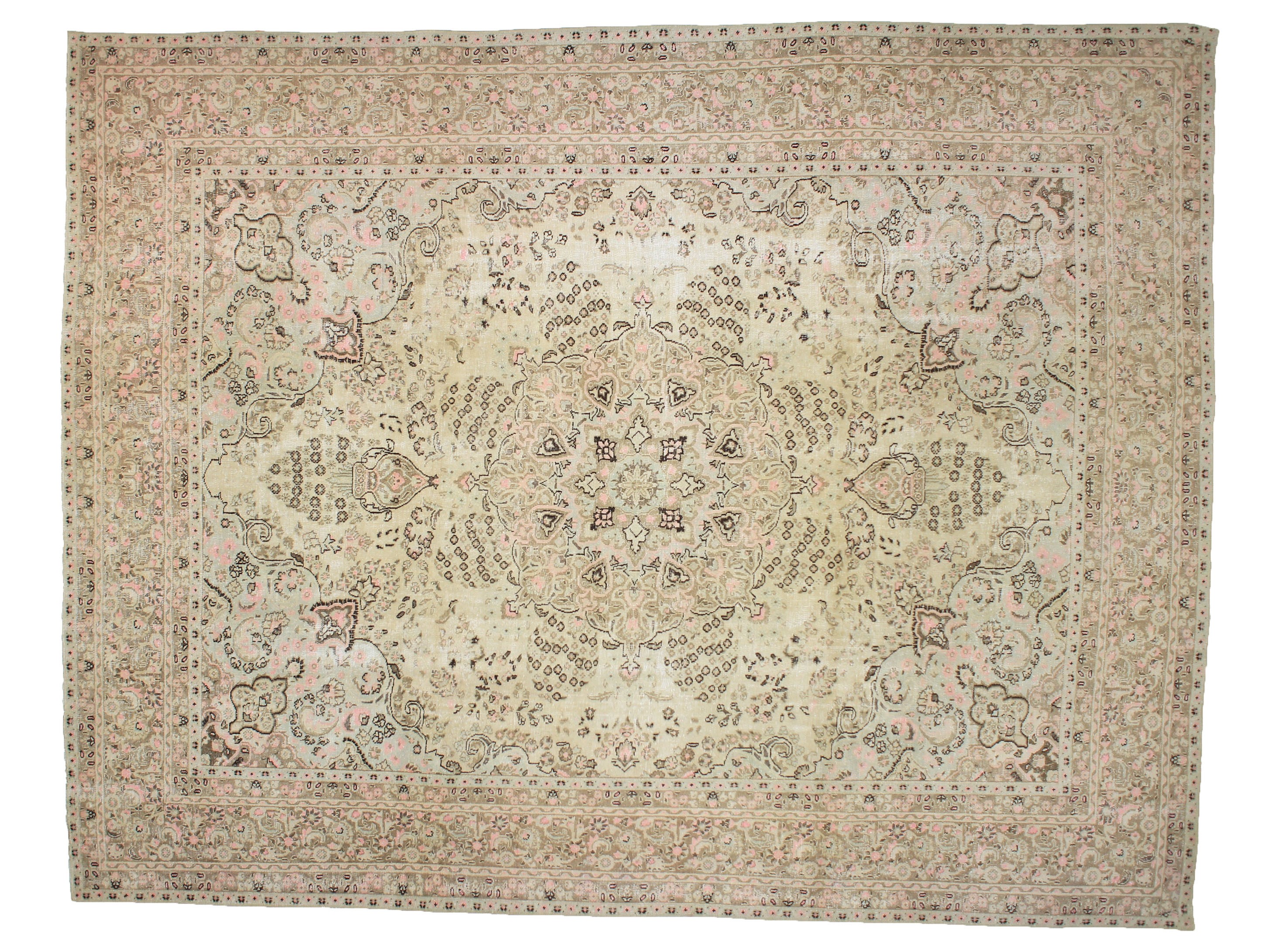 OD4286 VINTAGE RUG  9.6 x 12.4