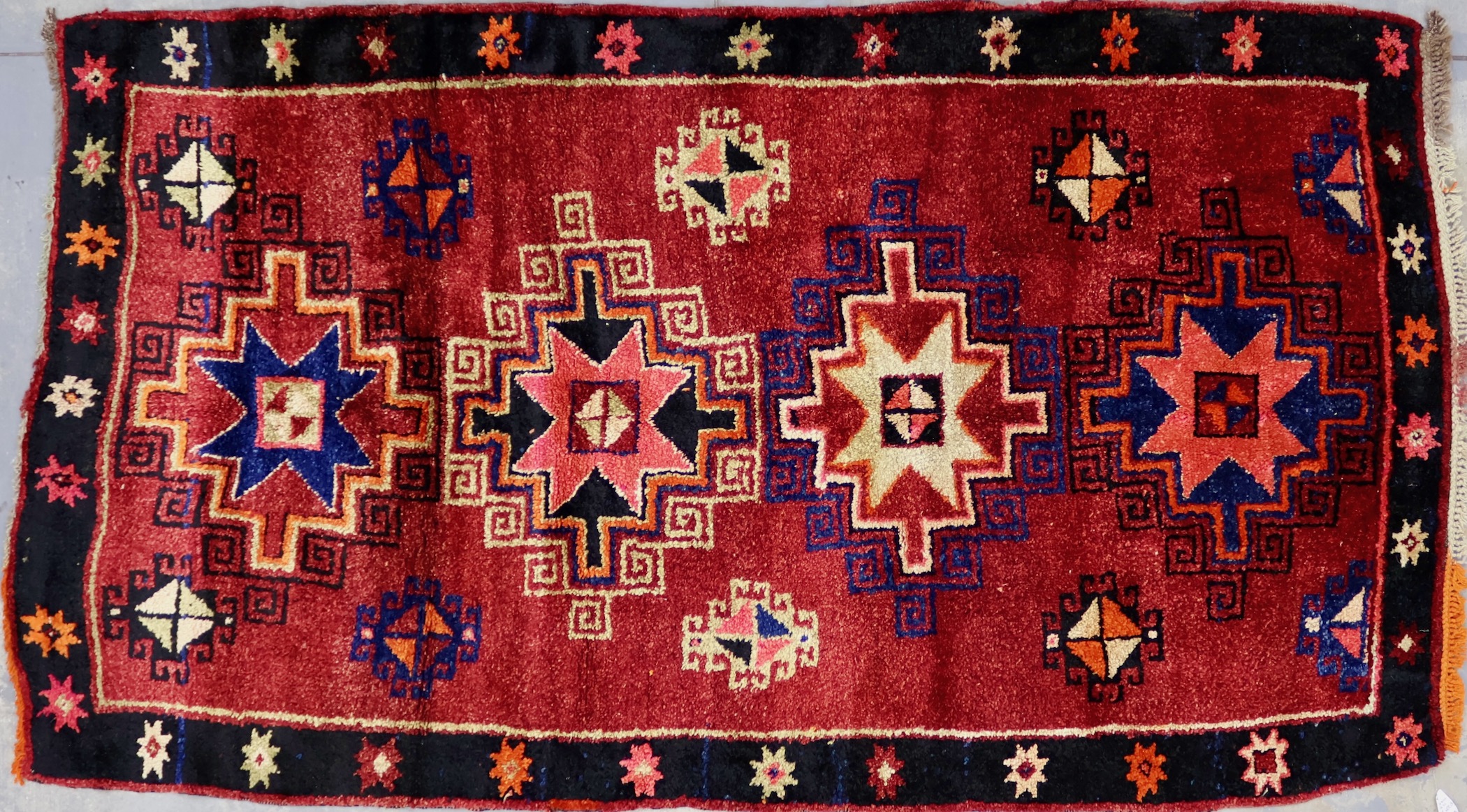 CR6003 VINTAGE TURKISH HERKI RUNNER 5'7