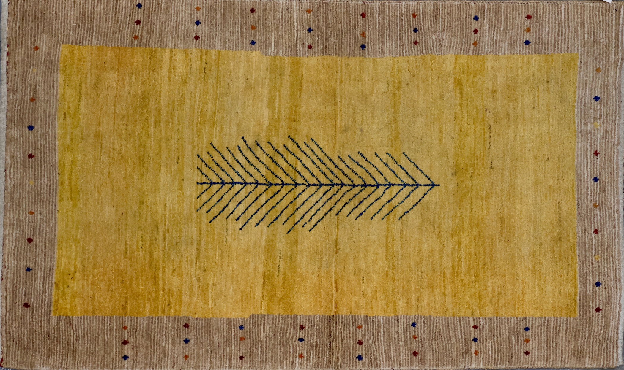 SH160 VINTAGE 2000s PERSIAN LORI RUG 2'11