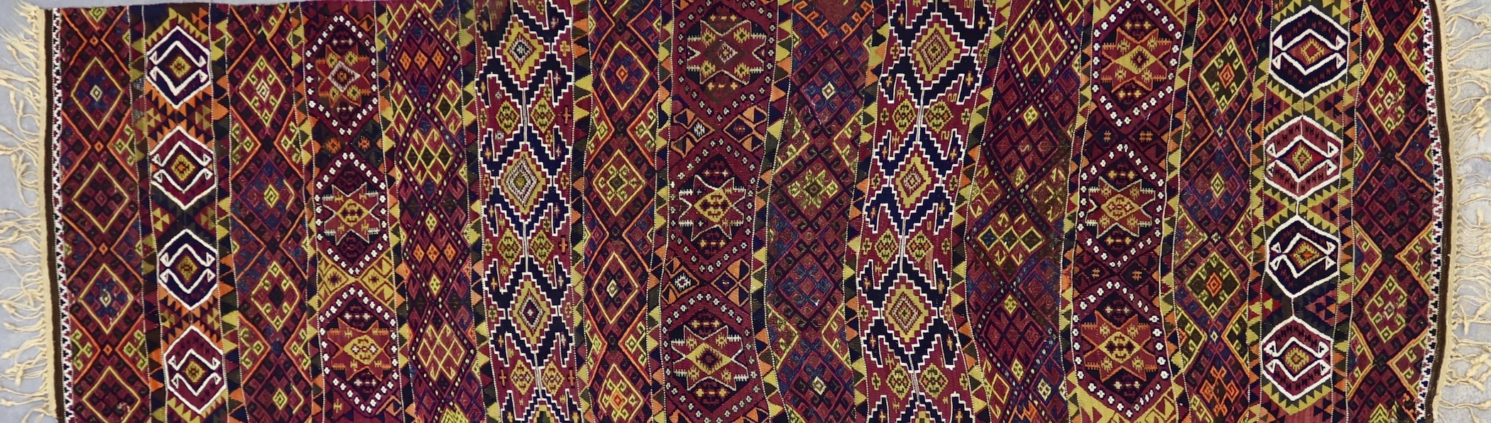 KL5436 ANTIQUE KURDISH MALATYA KILIM RUNNER 3' X 9'6