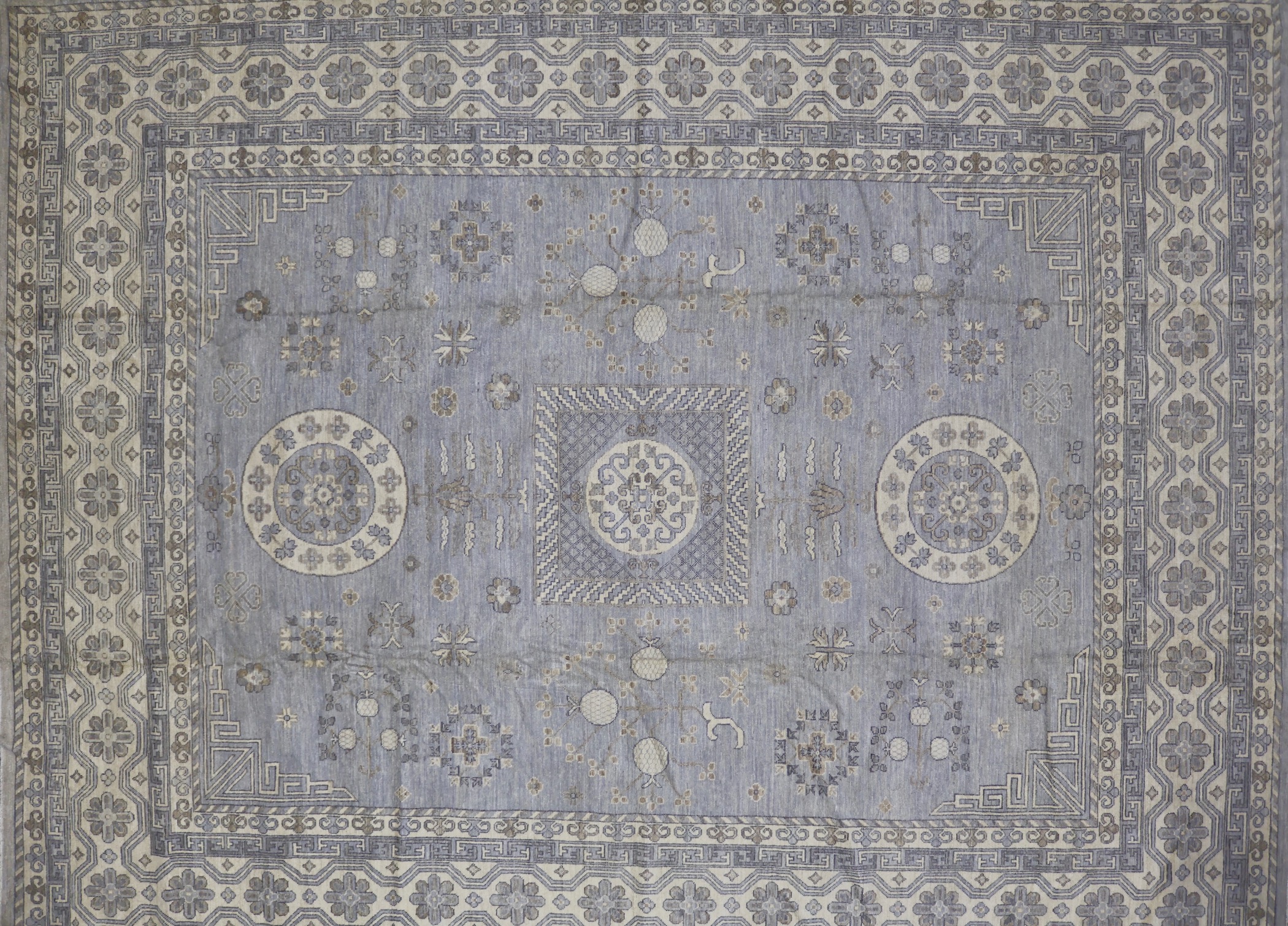 CR7876 NEW PAKISTANI OUSHAK RUG 11'7