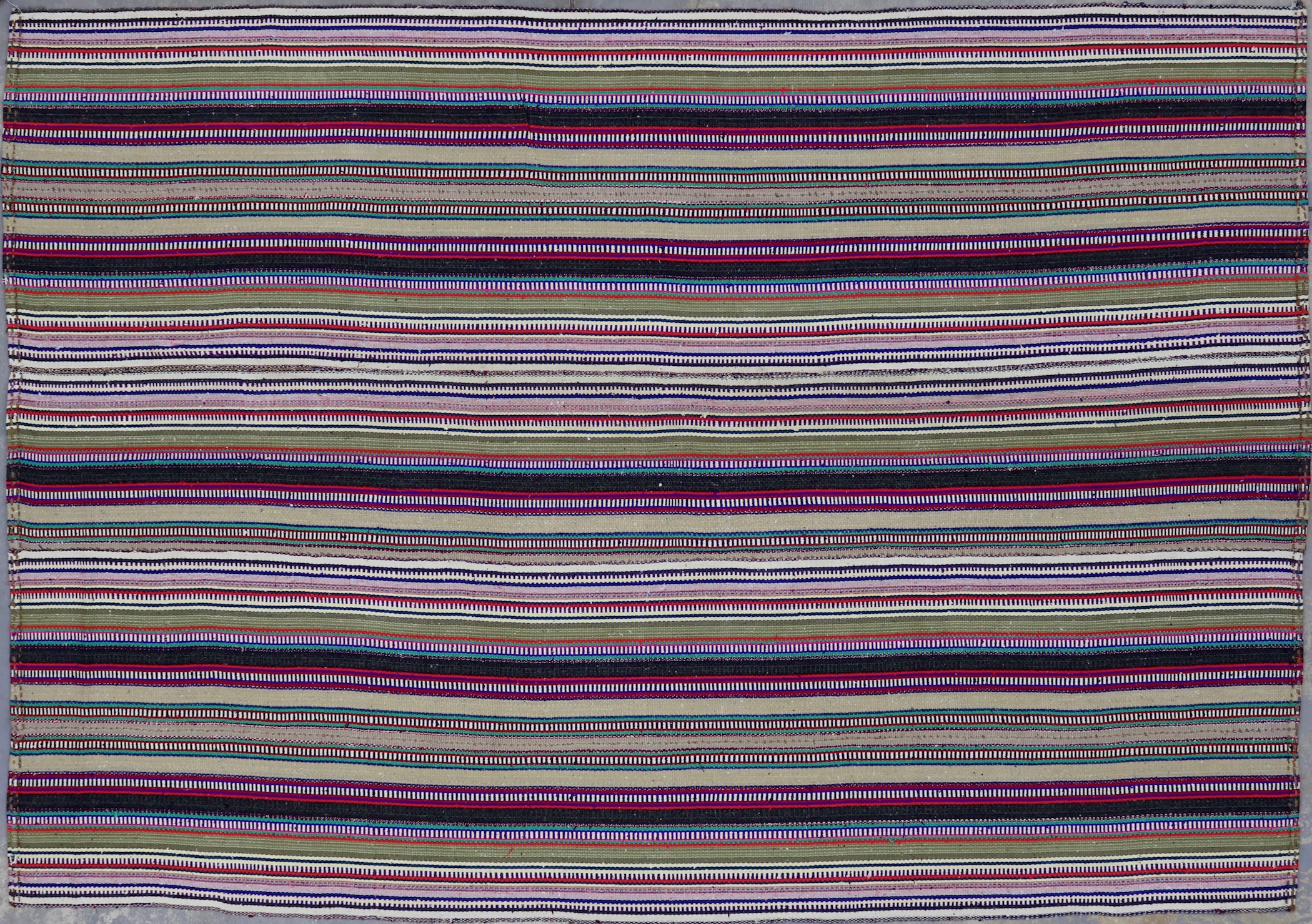 KL3262 VINTAGE 1980s KURDISH KILIM 6'2