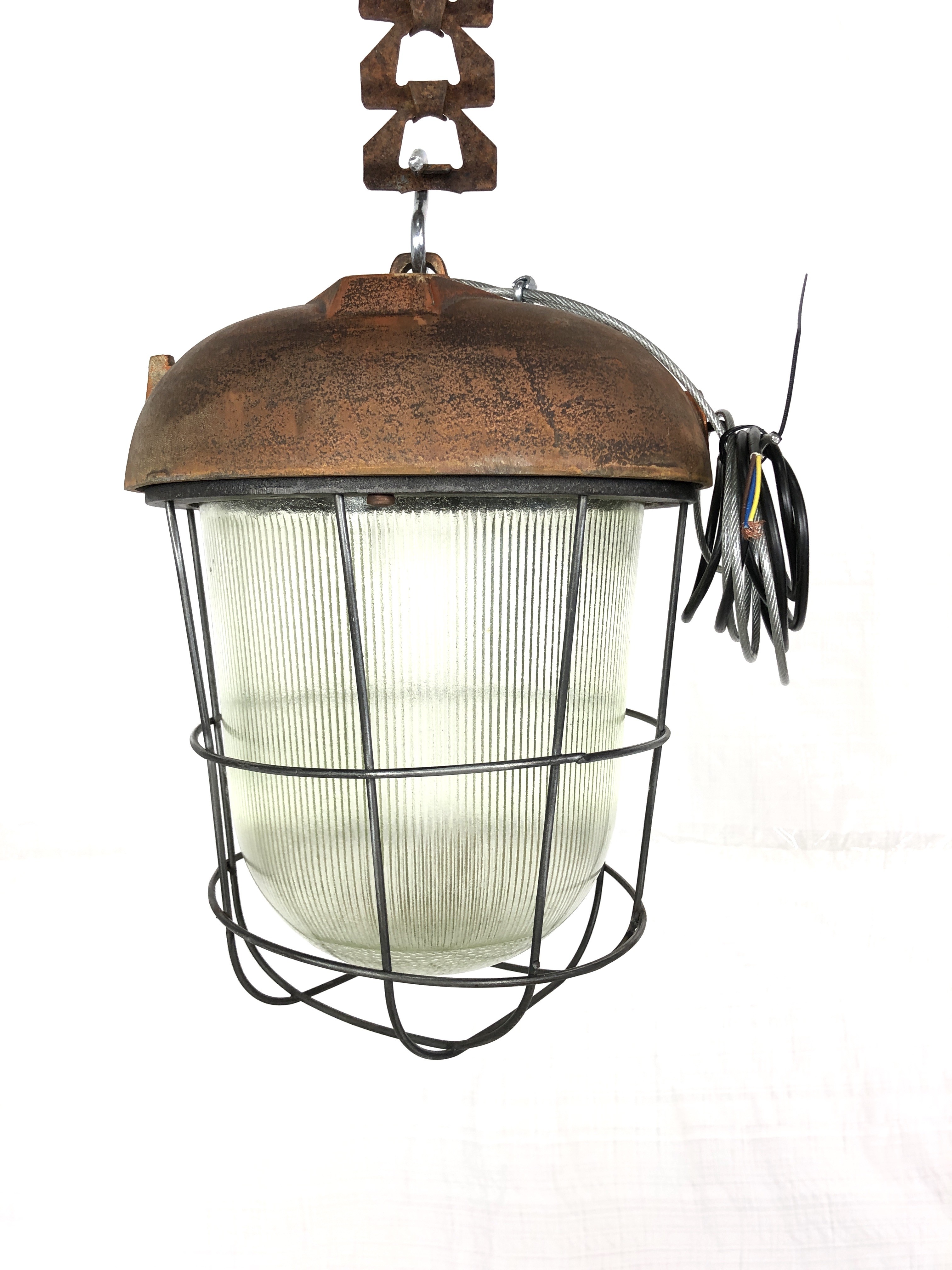 LG285 Vintage European Copper Acorn Light