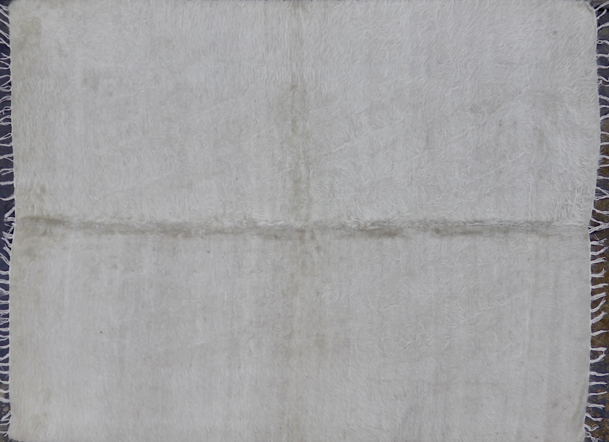 CR8621 VINTAGE 1990s TURKISH SIIRT BLANKET 5'1