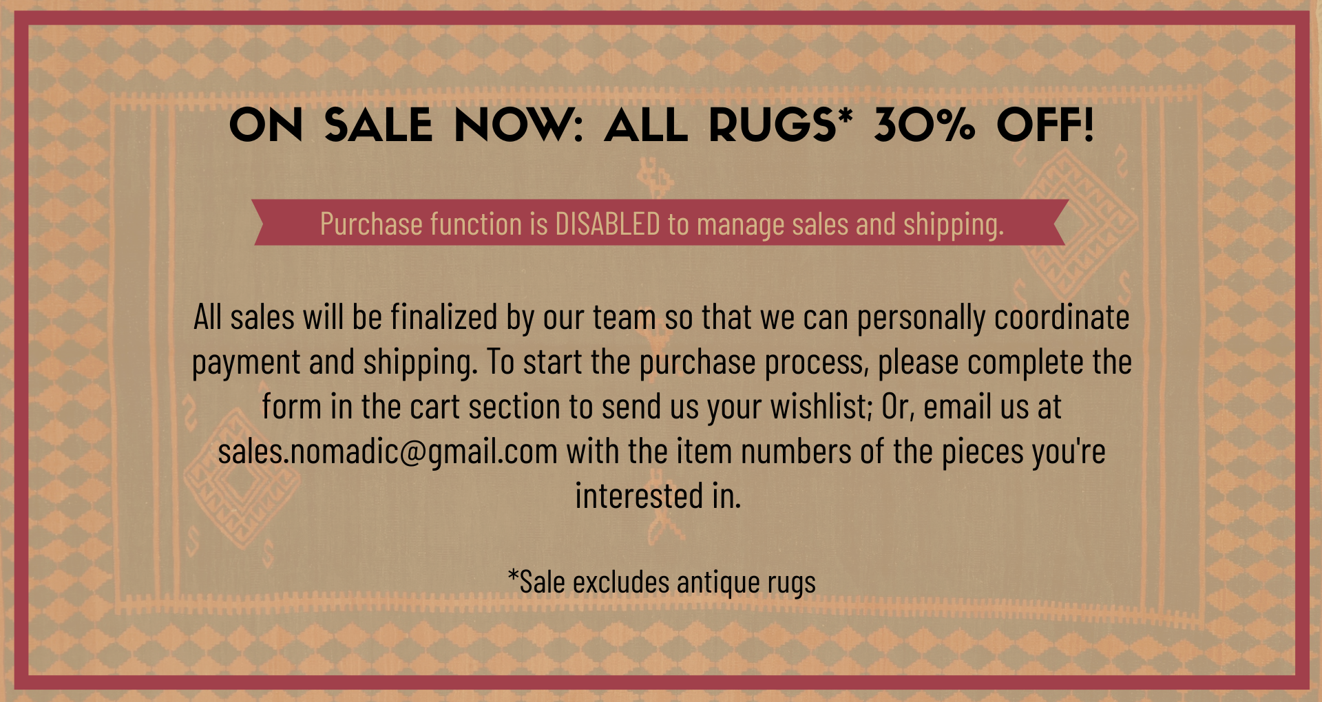 Rug Sale