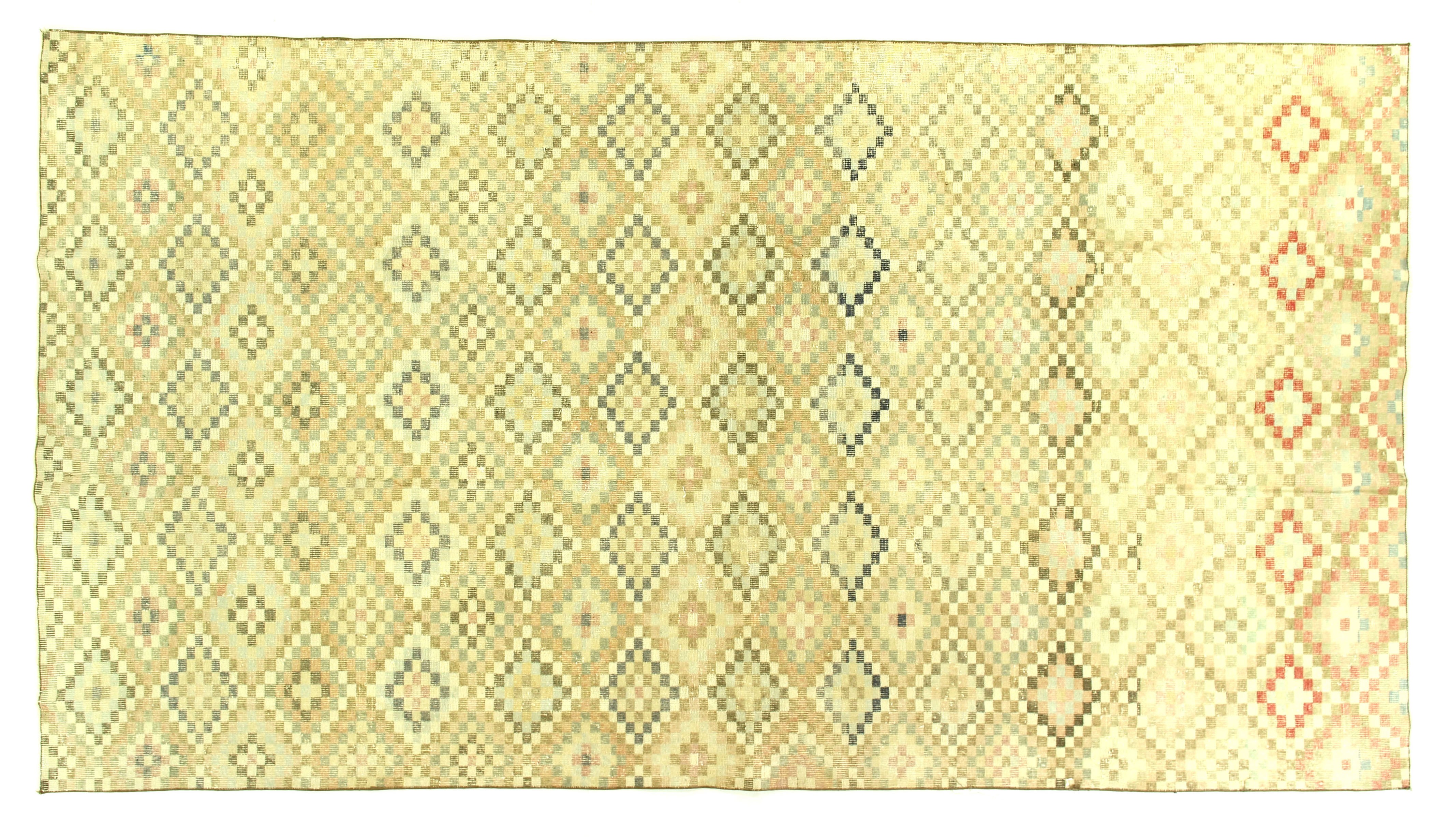 OD 2636  VINTAGE RUG  6 x 10.11