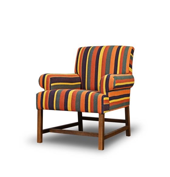 CHR 671 ABBEY STRIPED VINTAGE KILIM CHAIR