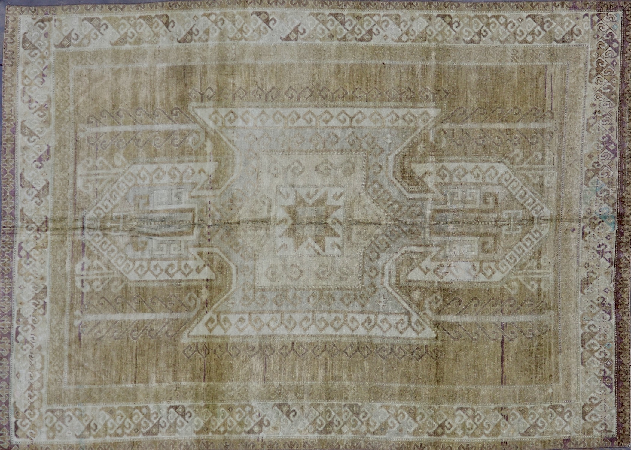 CR7932 VINTAGE TURKISH KARS RUG 6'3