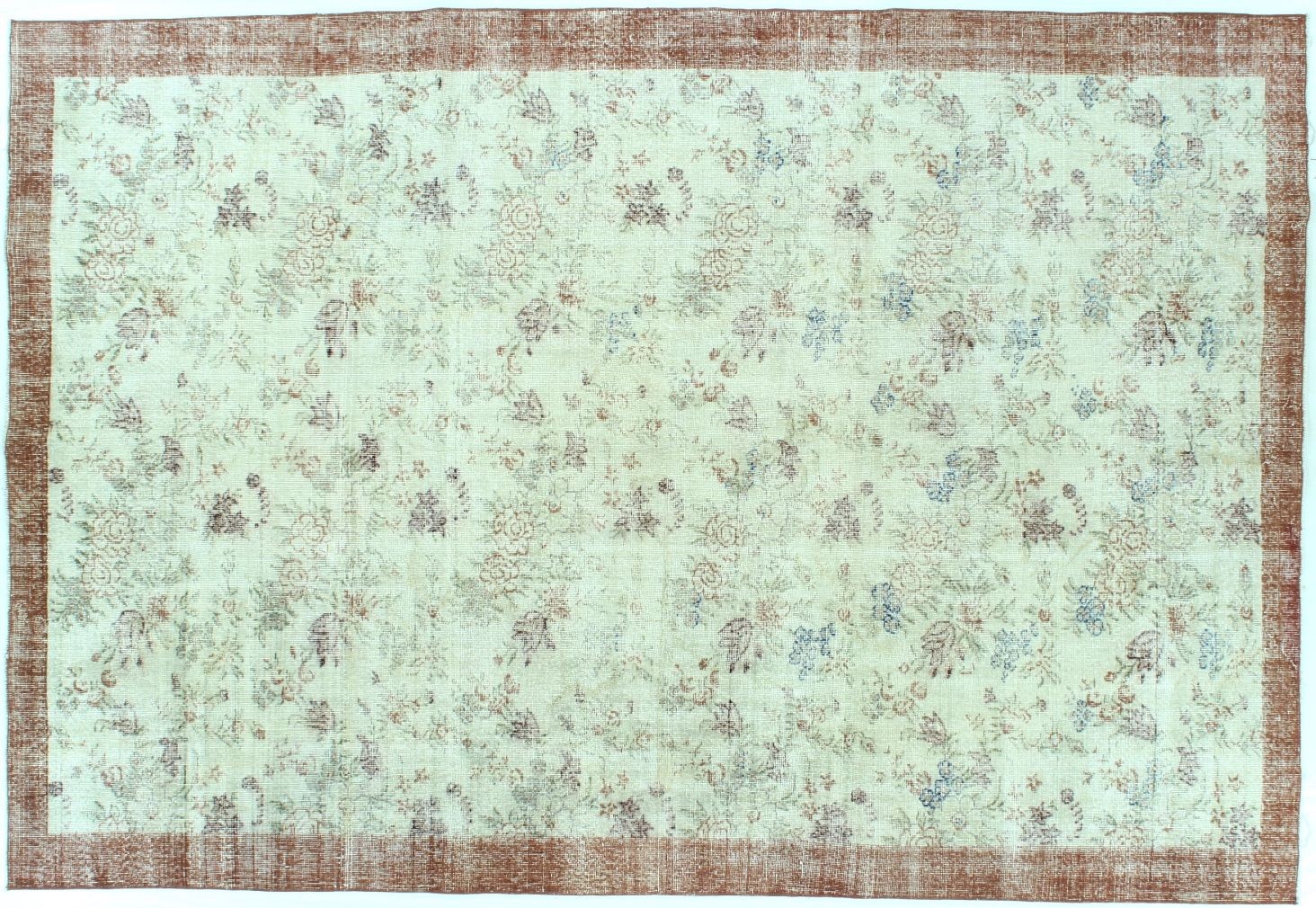 OD4552 VINTAGE OVERDYE RUG 6.9x10.2