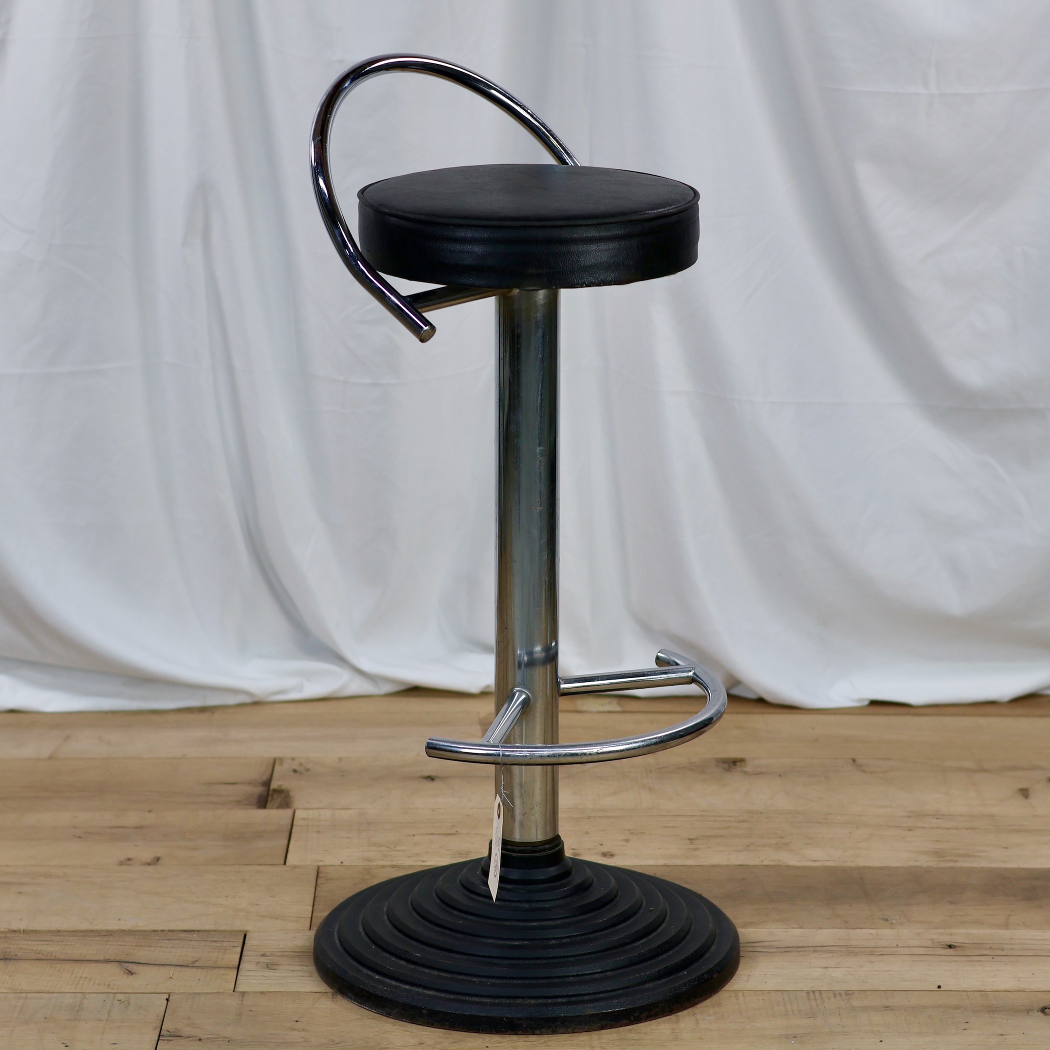 CHR477 VINYL & CHROME BAR STOOL