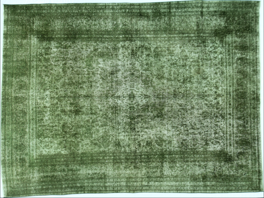 OD7056 GREEN OVERDYE RUG 8.2x11