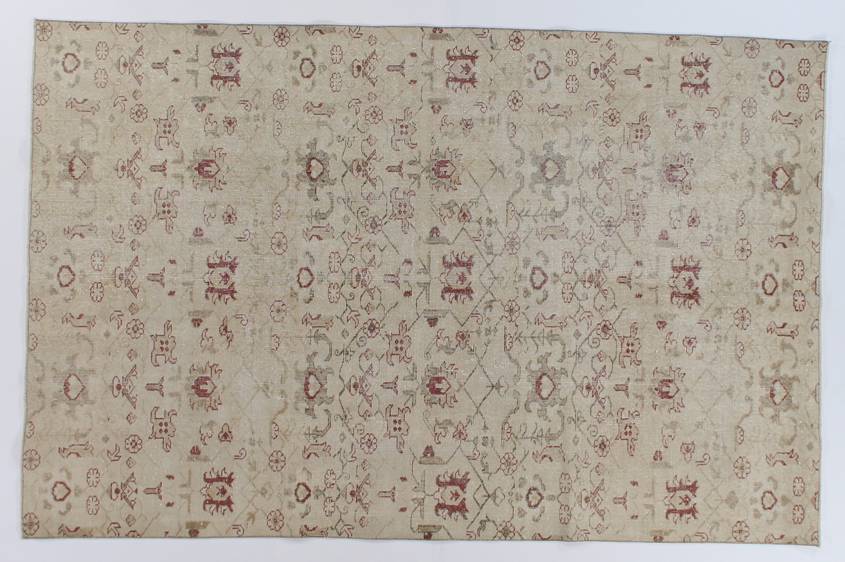 UD2841 VINTAGE RUG 6.3 X 9.8