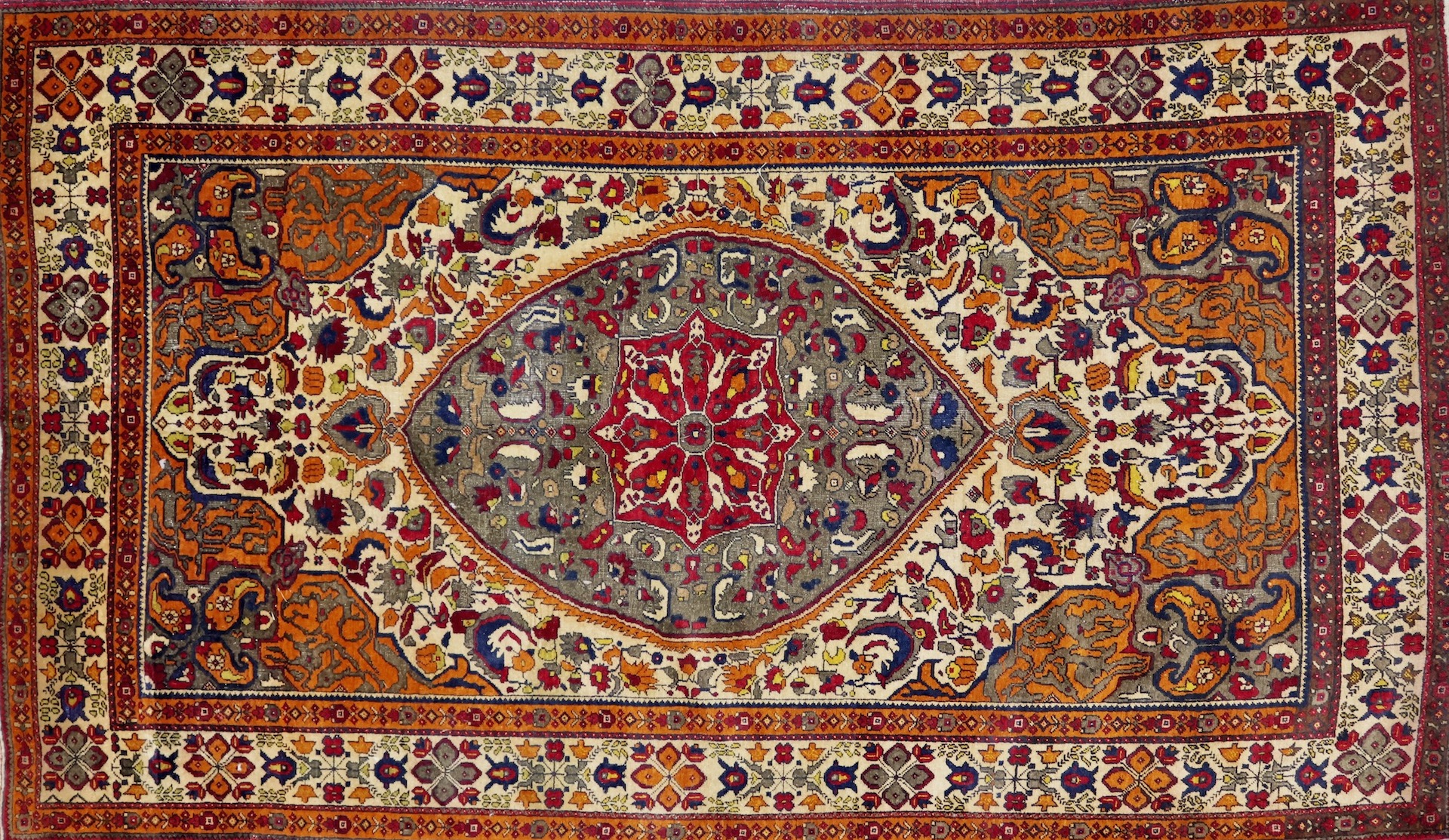 1920s Turkish Konya Rug
