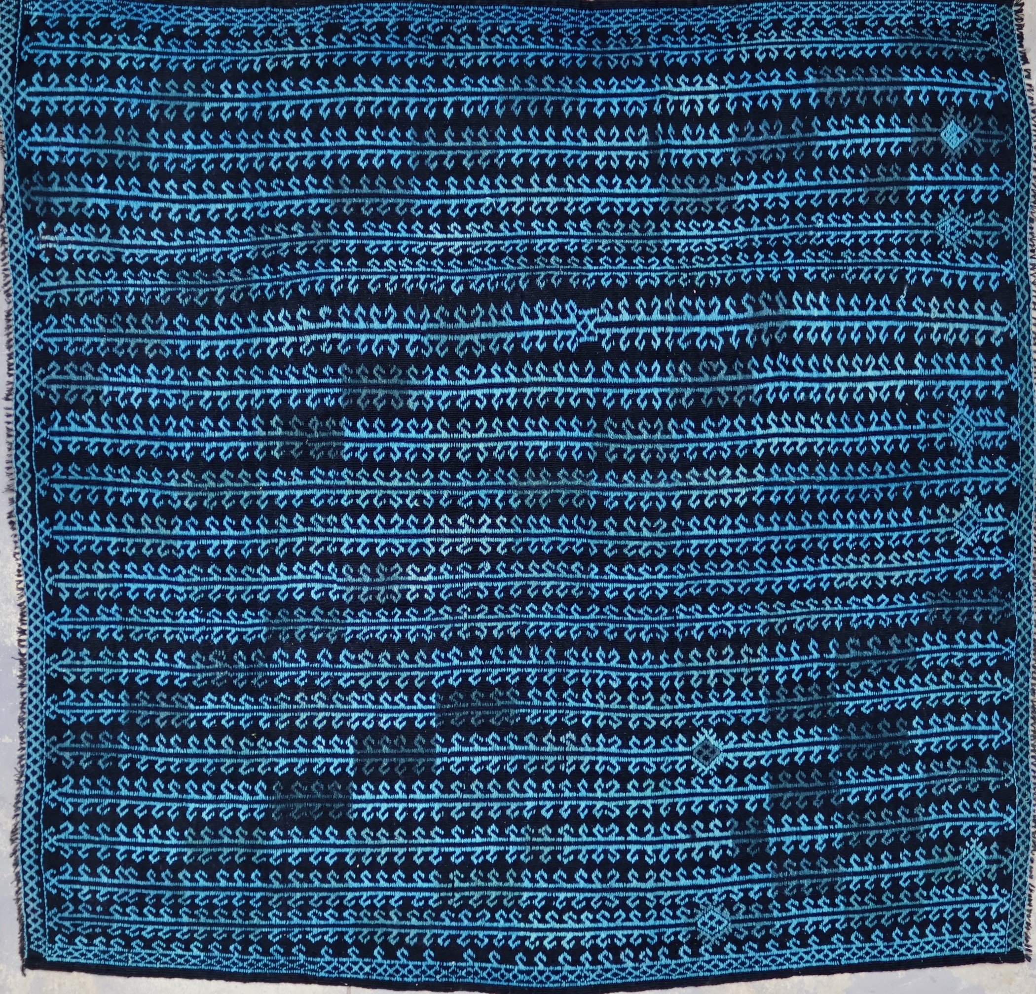 KL4749 VINTAGE 1960s TURKISH KONYA CICIM KILIM 7'8