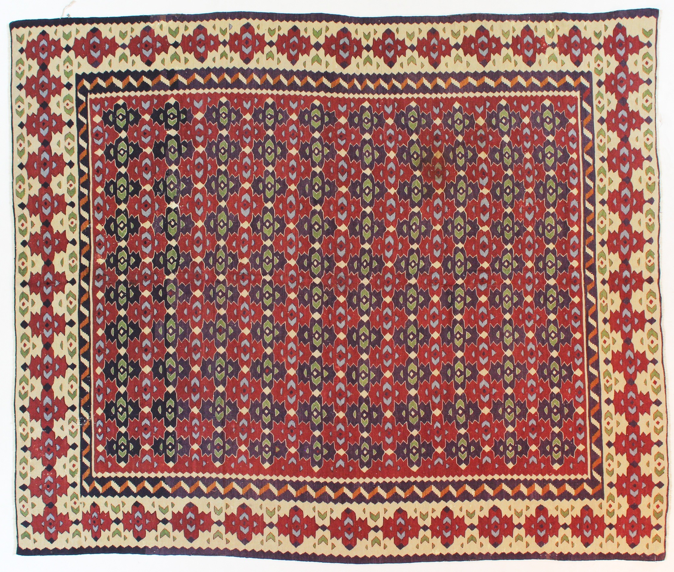 TK121 VINTAGE KILIM 8.2x9.9