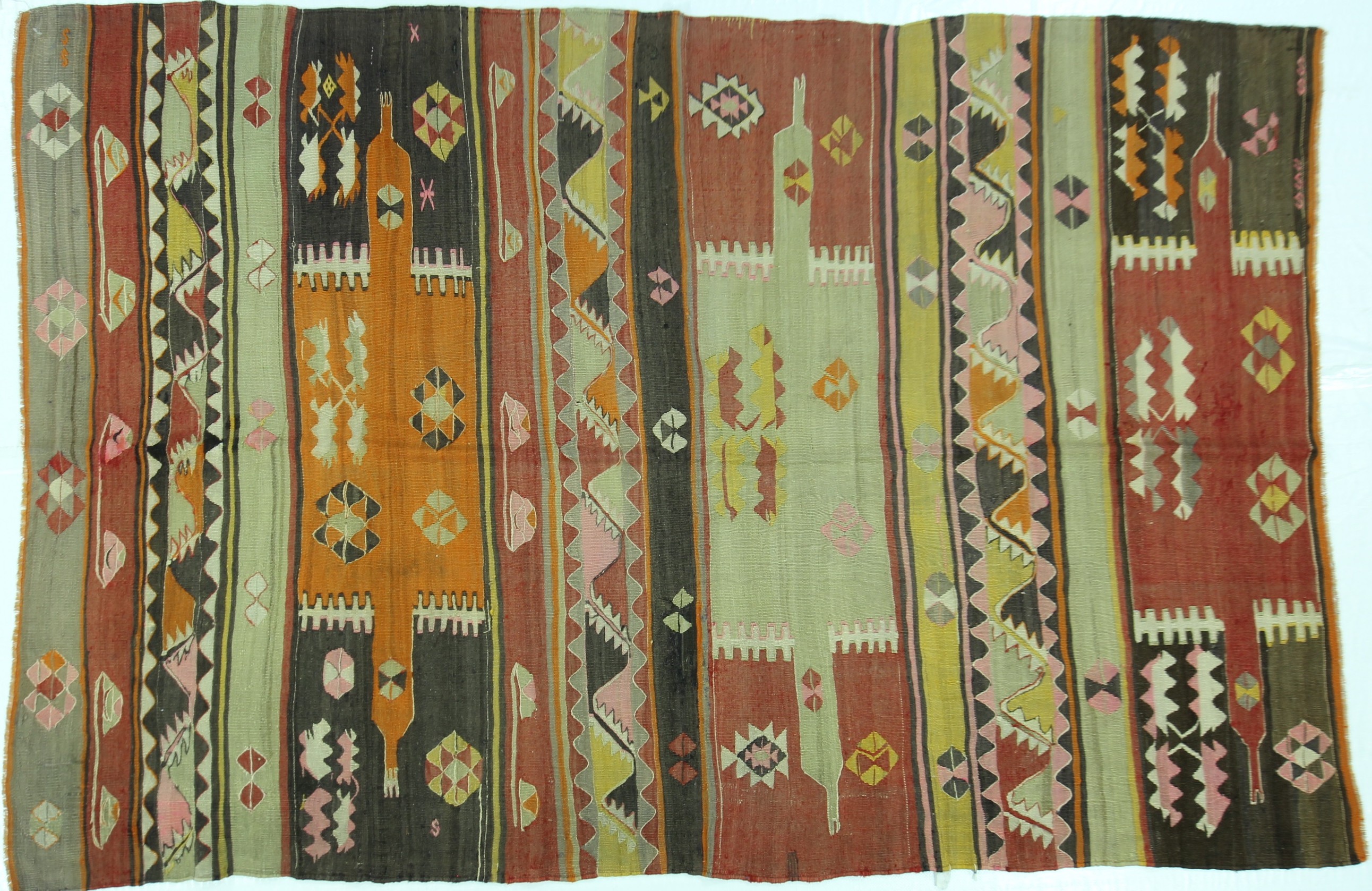 TK1798 VINTAGE KILIM 6.1x9.1