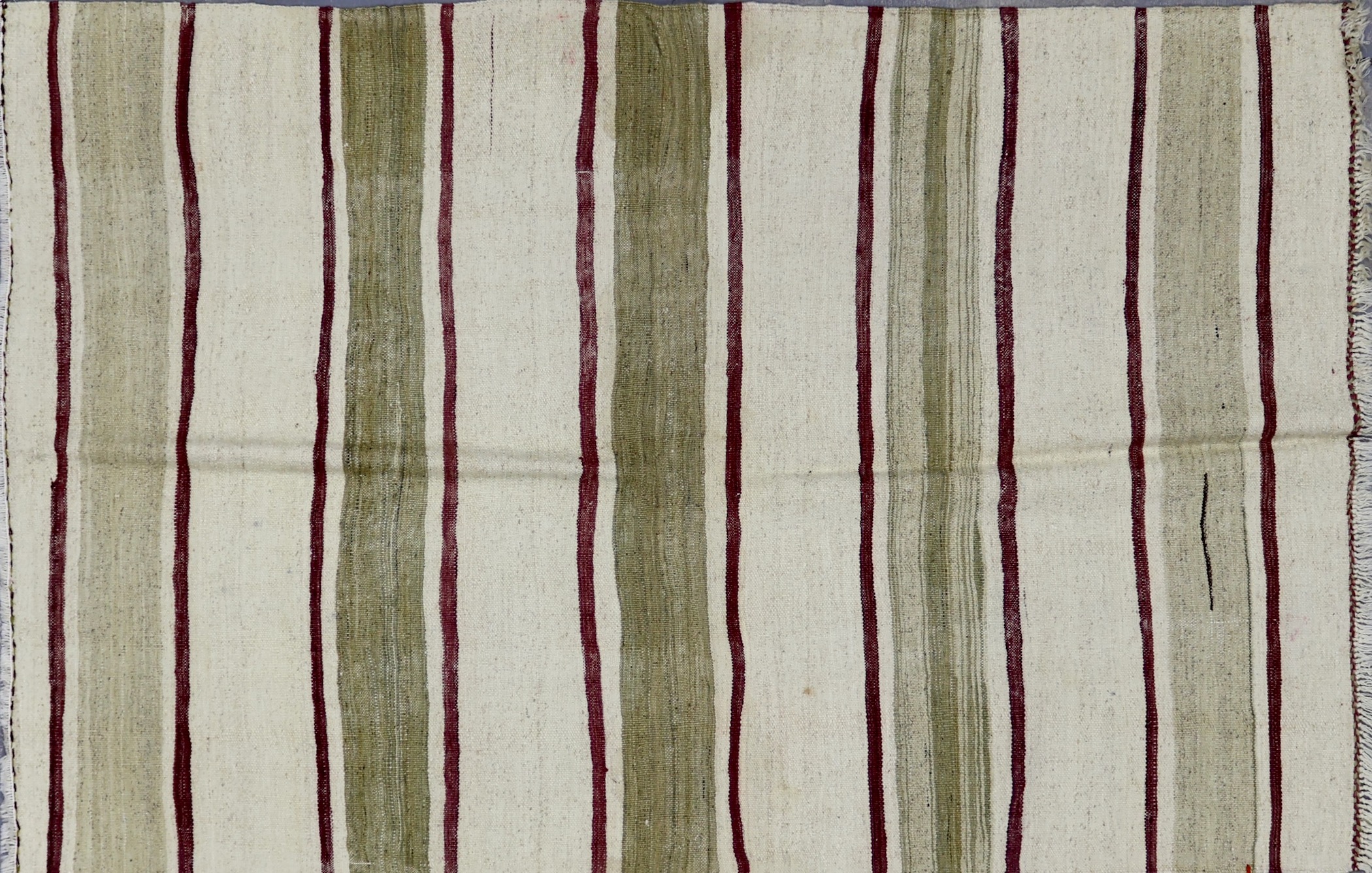 KL5102 VINTAGE TURKISH KONYA KILIM RUG 4'4