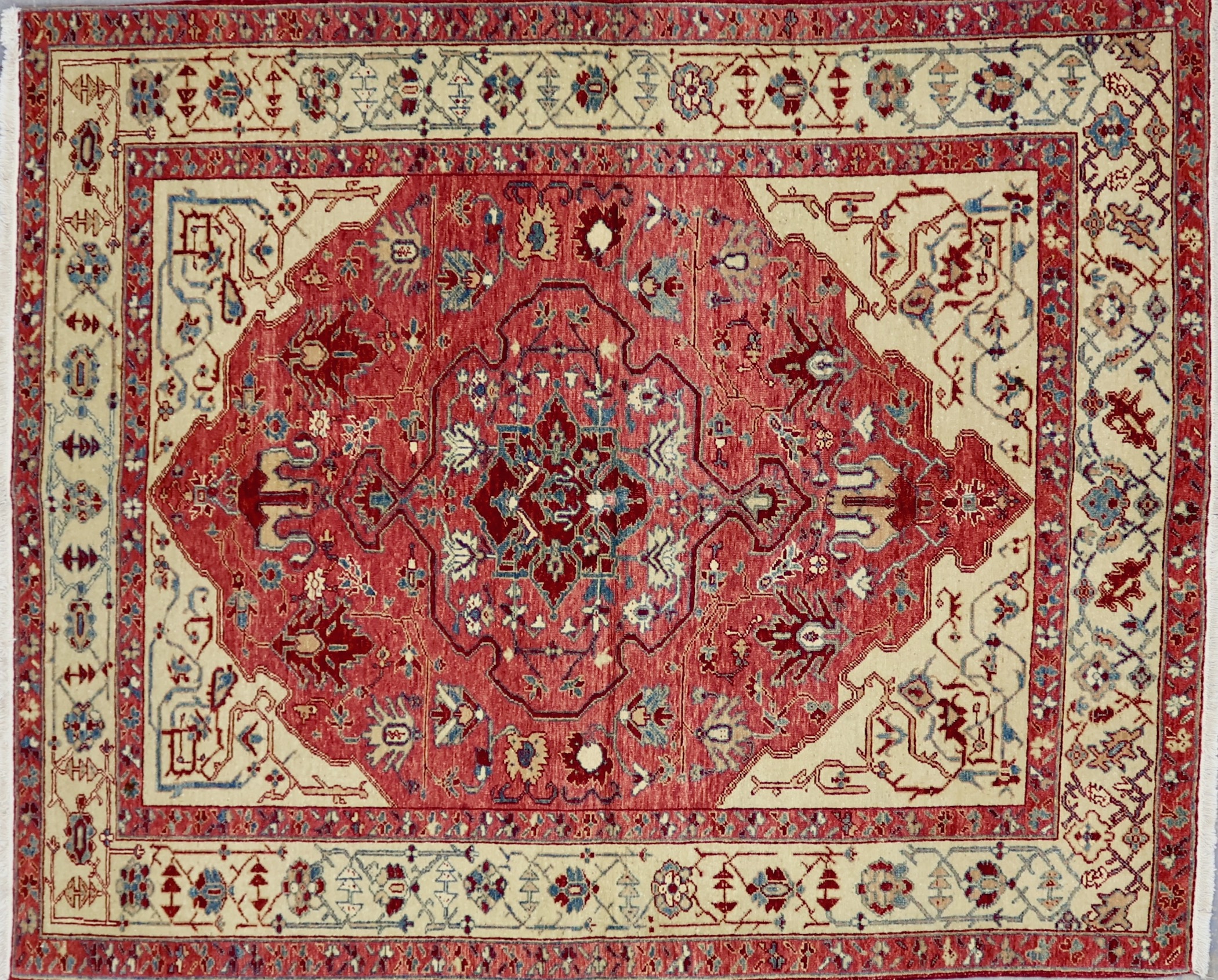 KH108 VINTAGE 1990s PERSIAN RUG 5'4