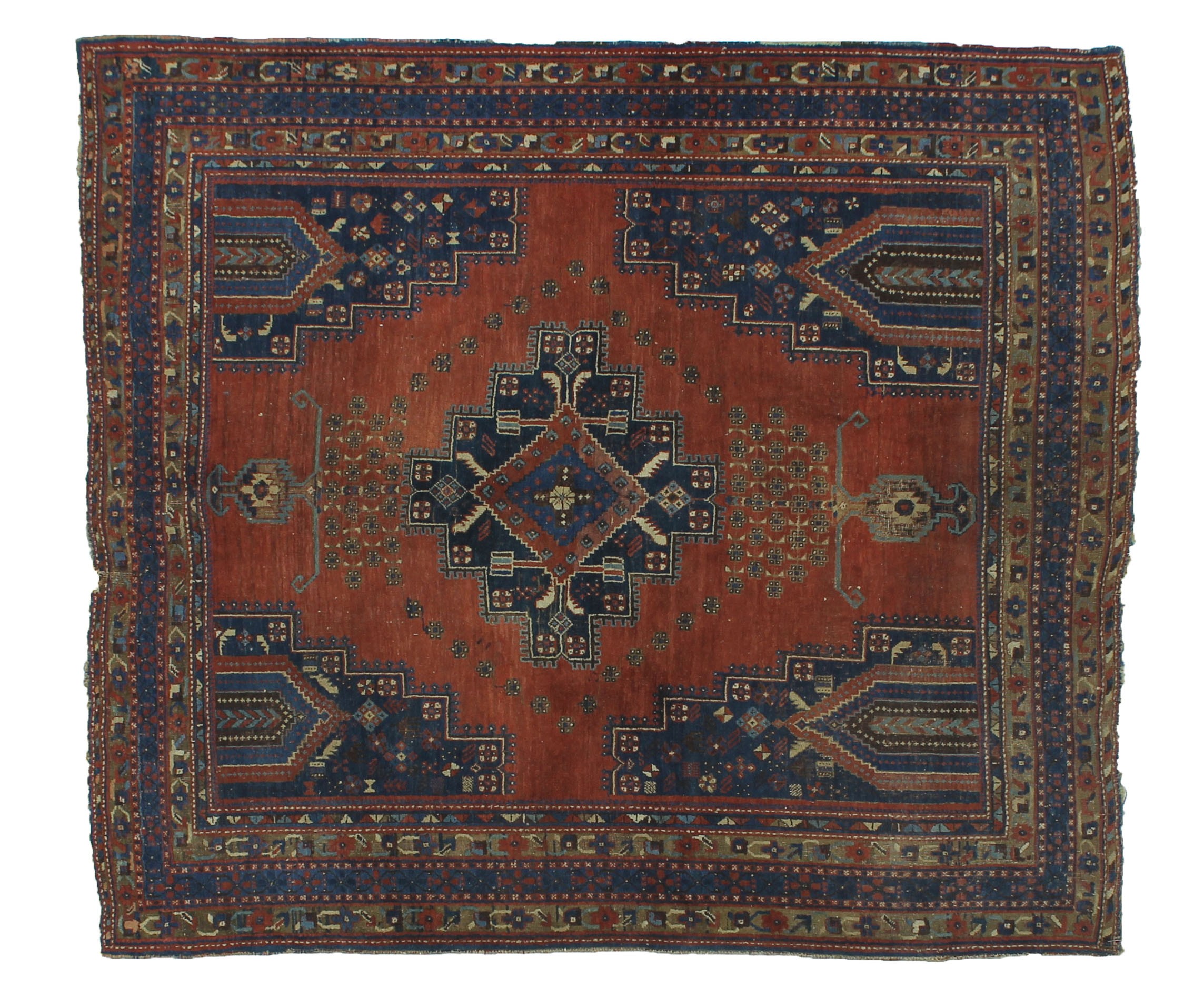 CR5673 - VINTAGE PERSIAN RUG  5.4 X 6.2