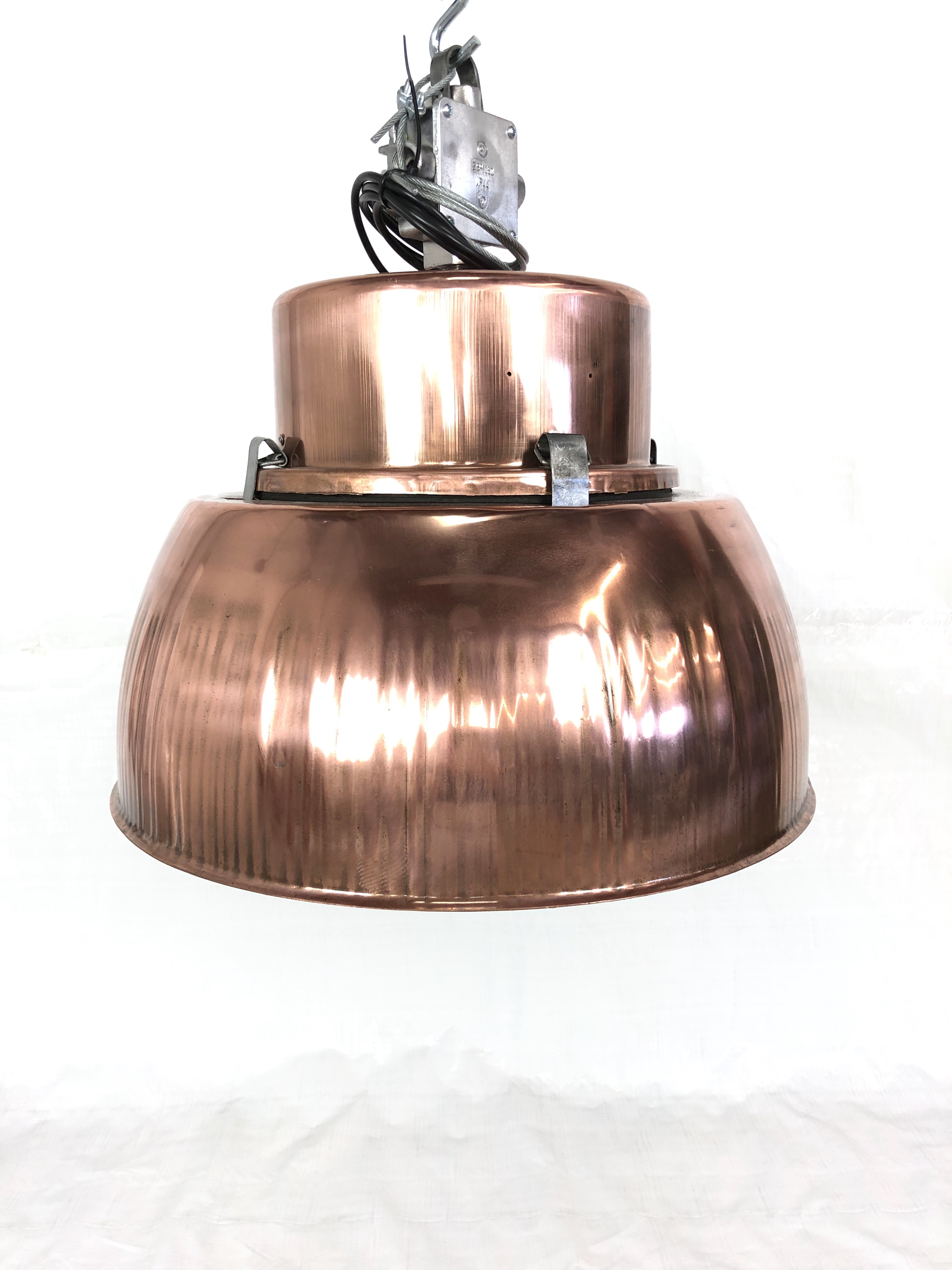LG258 VINTAGE EUROPEAN COPPER LIGHT
