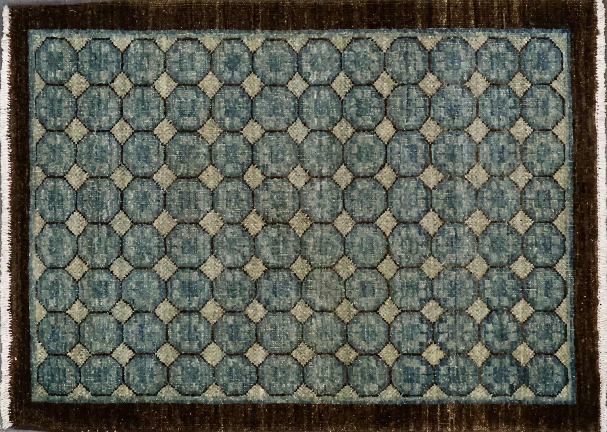 CR8667 VINTAGE 1990s TURKISH RUG 2'2