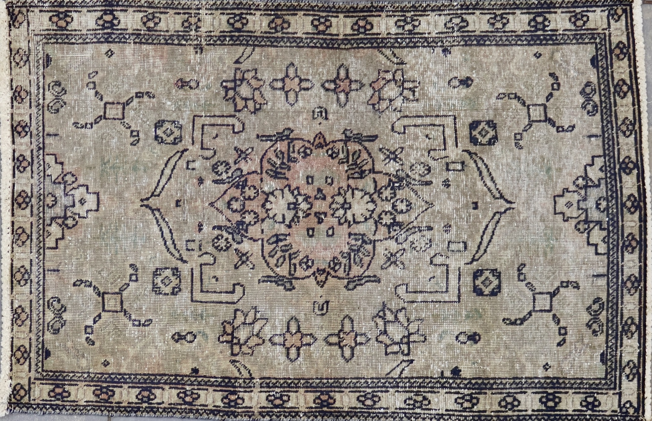 OD8235 RECLAIMED VINTAGE PERSIAN RUG 3'1