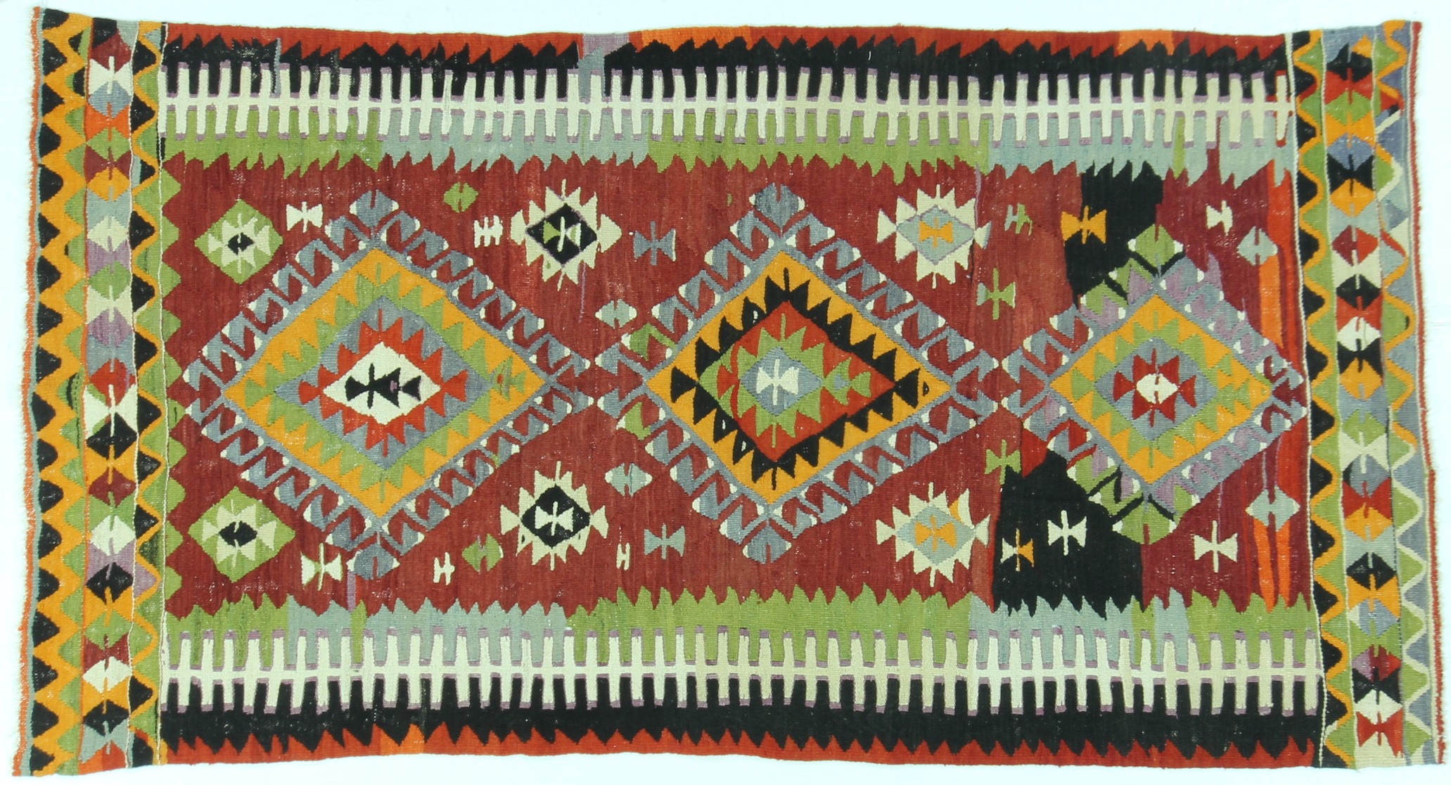 KL4759 VINTAGE KILIM 3.11x7.7