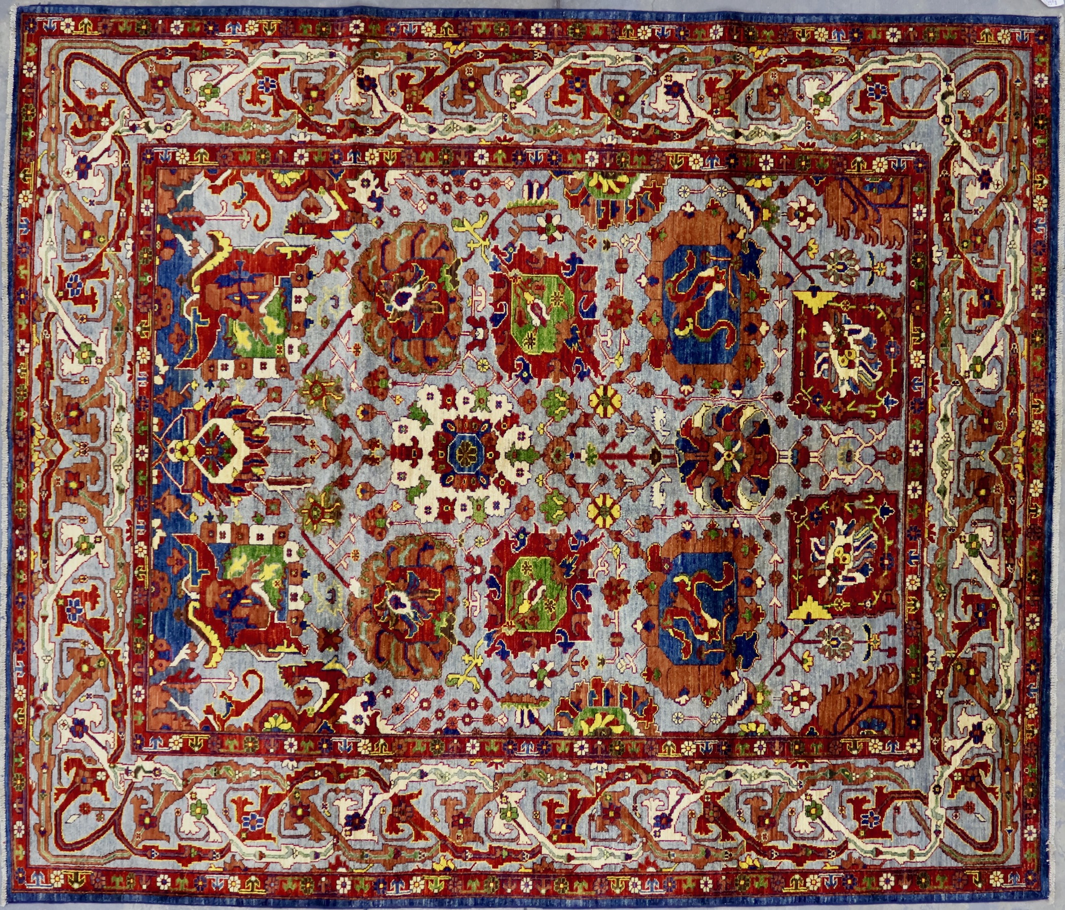 CR8317 NEW PAKISTANI MAHAL RUG 8'7
