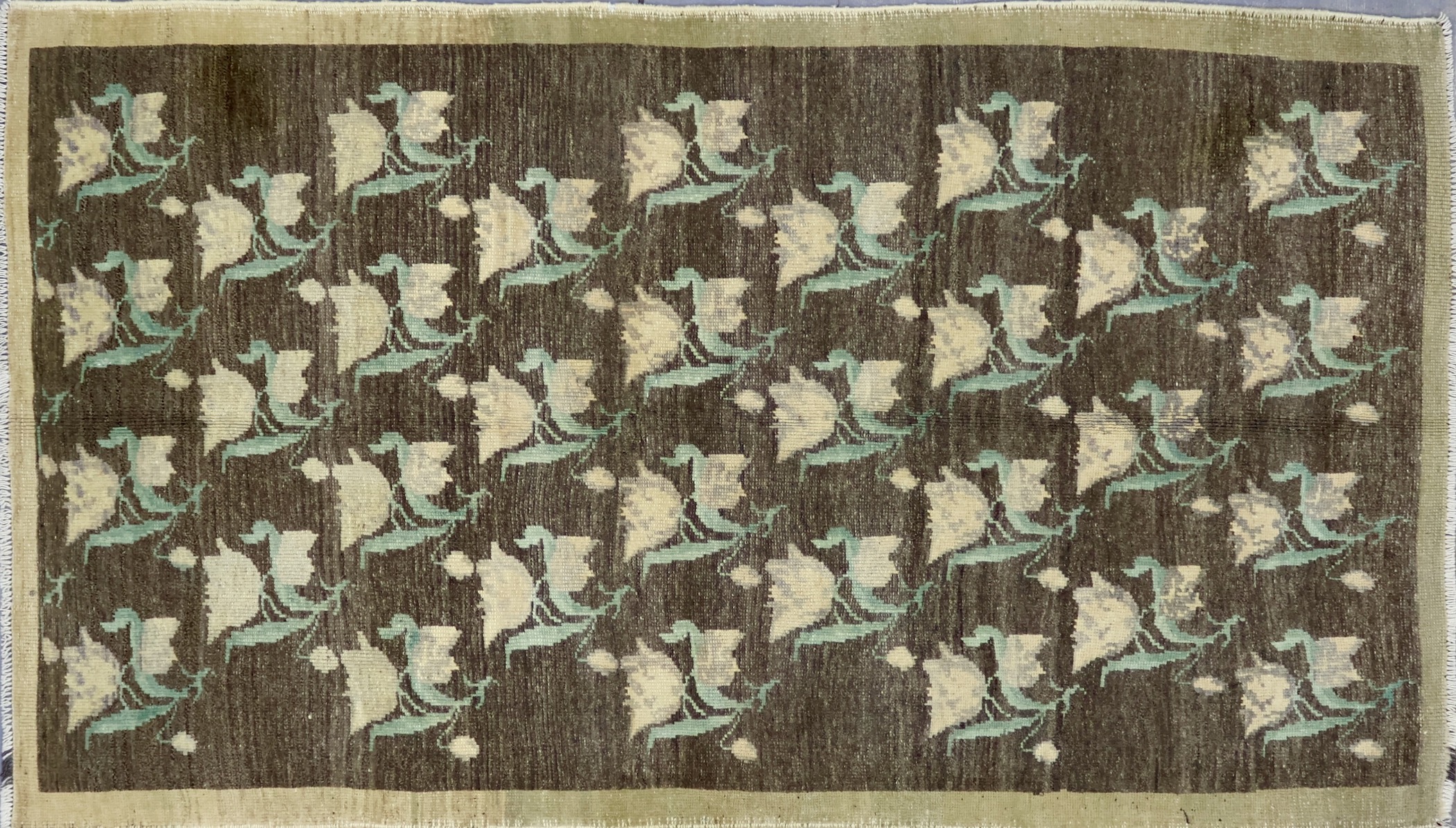 CR5047 RECLAIMED VINTAGE TURKISH TASPINAR RUG 3'11