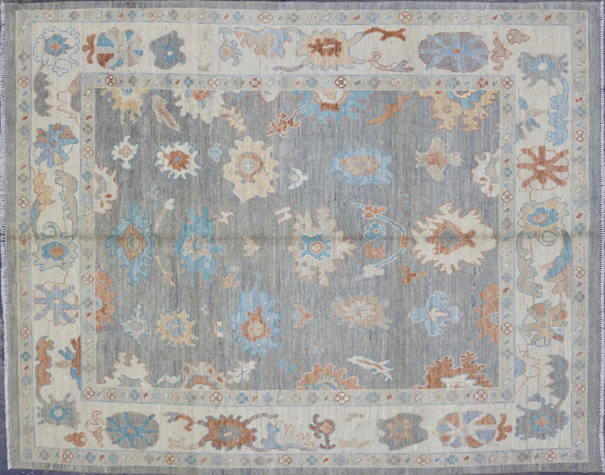 CR7251 NEW PAKISTANI OUSHAK RUG 8'1